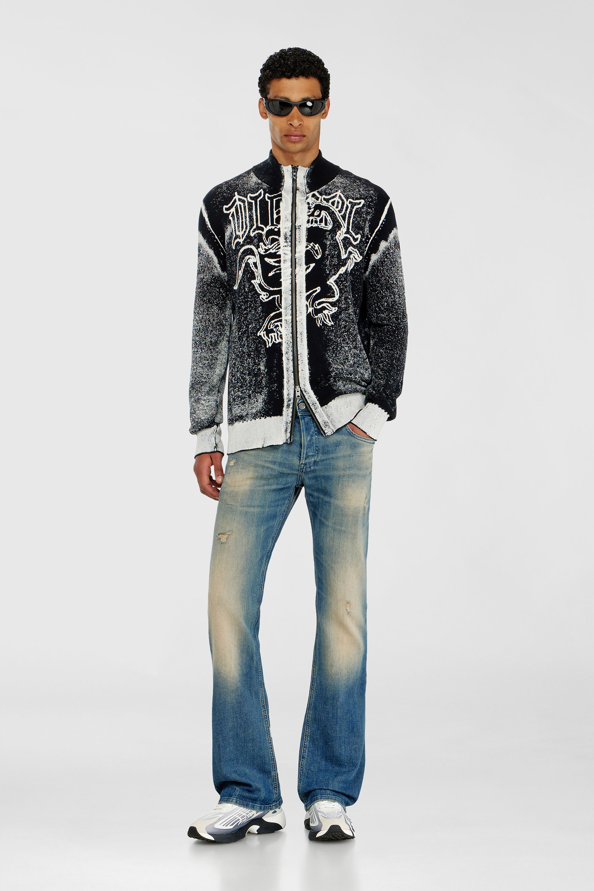 Diesel - Man's Bootcut Jeans 2007 Zatiny 0KBBW, Medium blue - 1