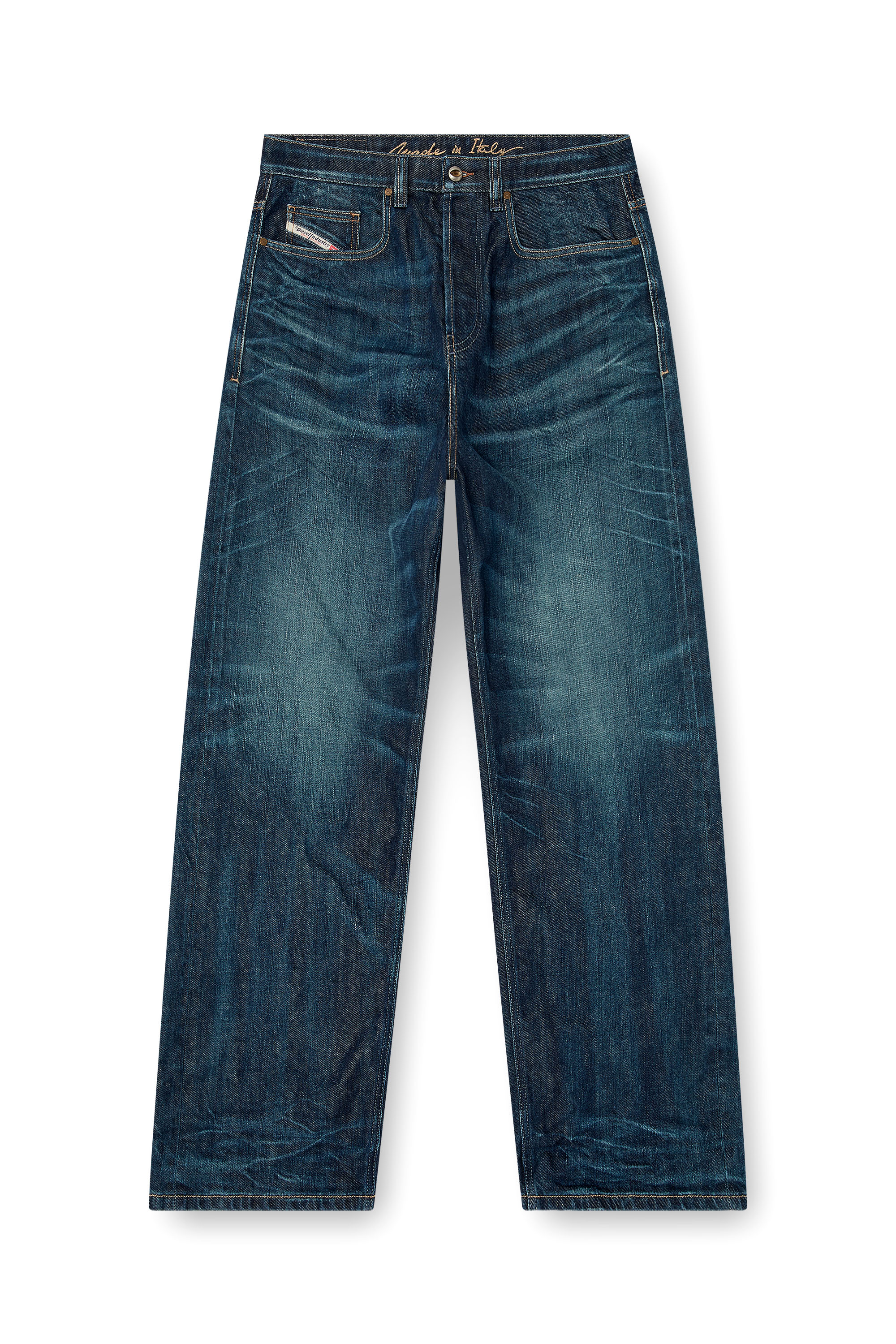Diesel - Man's Relaxed Jeans 2001 D-Macro 09Q04, Dark Blue - 6