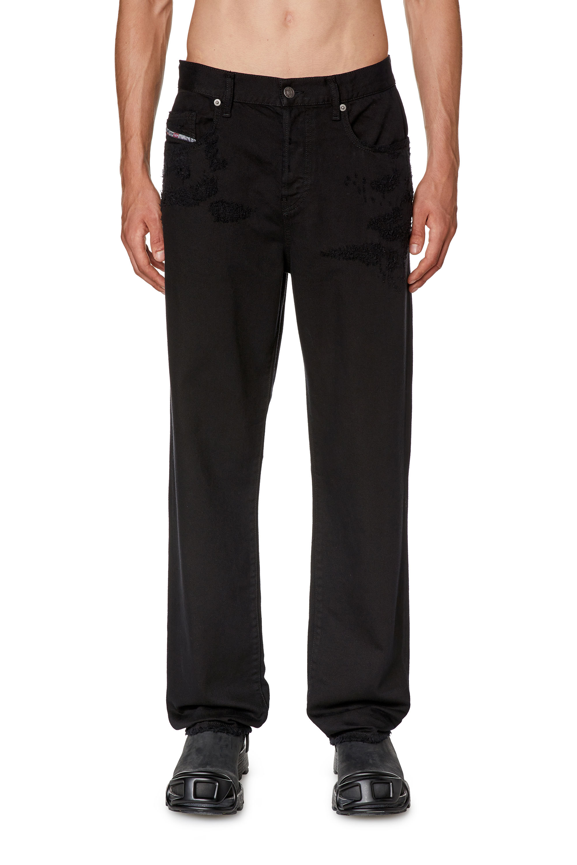 Diesel - Straight Jeans 2020 D-Viker 068HJ, Black/Dark grey - Image 1