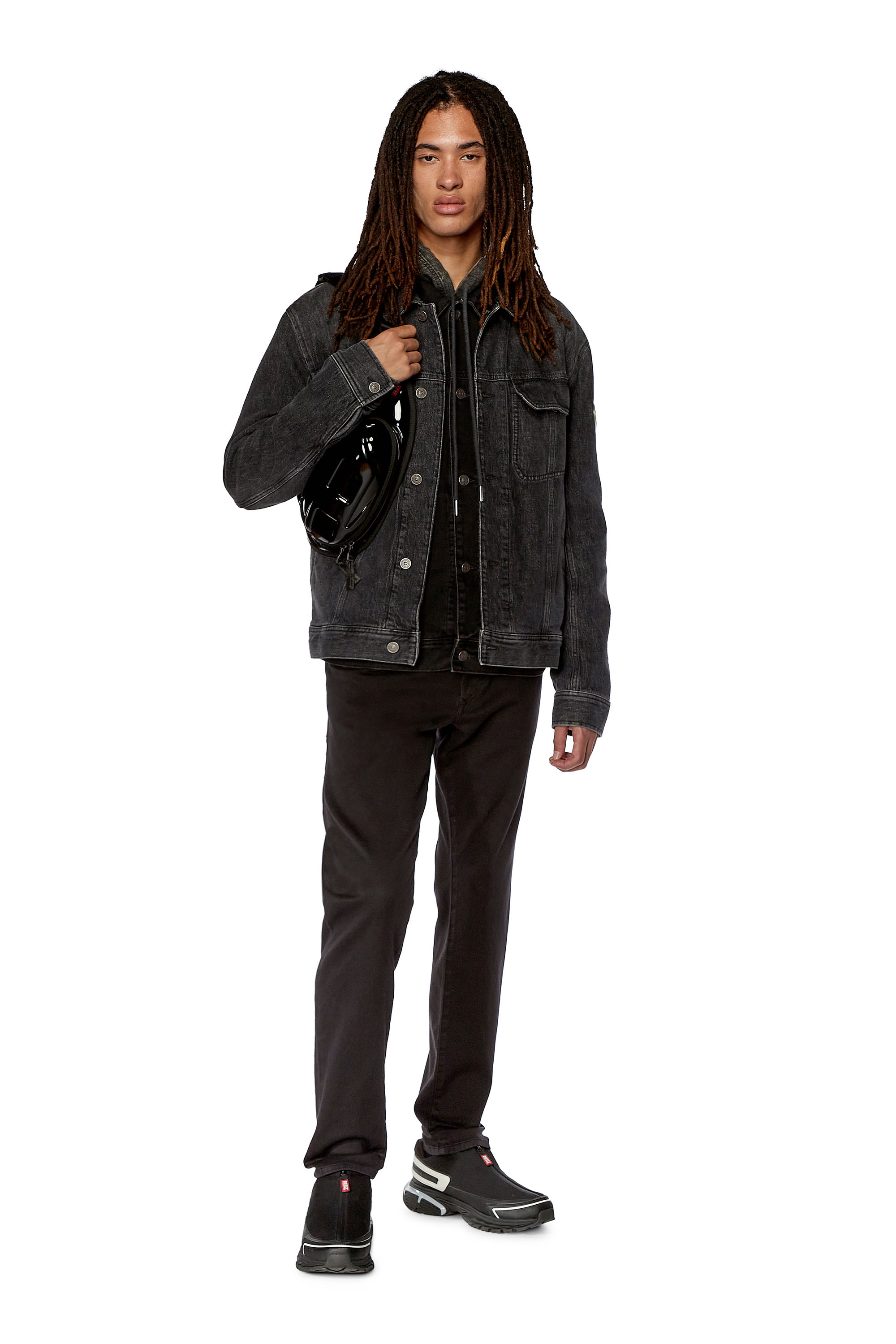 Diesel - Tapered 2030 D-Krooley Joggjeans® 068DY, Black - Image 1