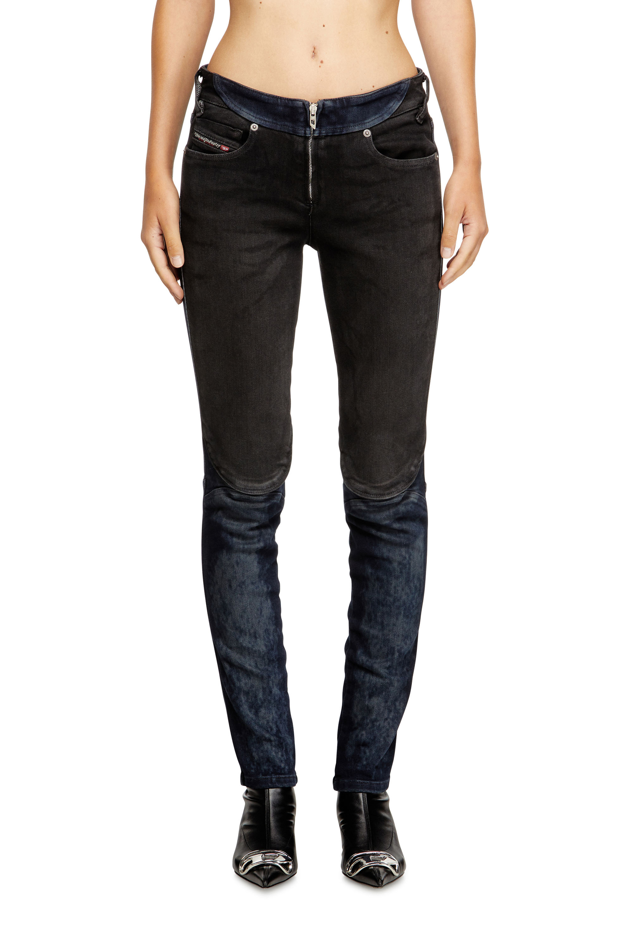 Diesel - Woman's Slim Jeans D-Bikee 09M92, Dark Blue - 3