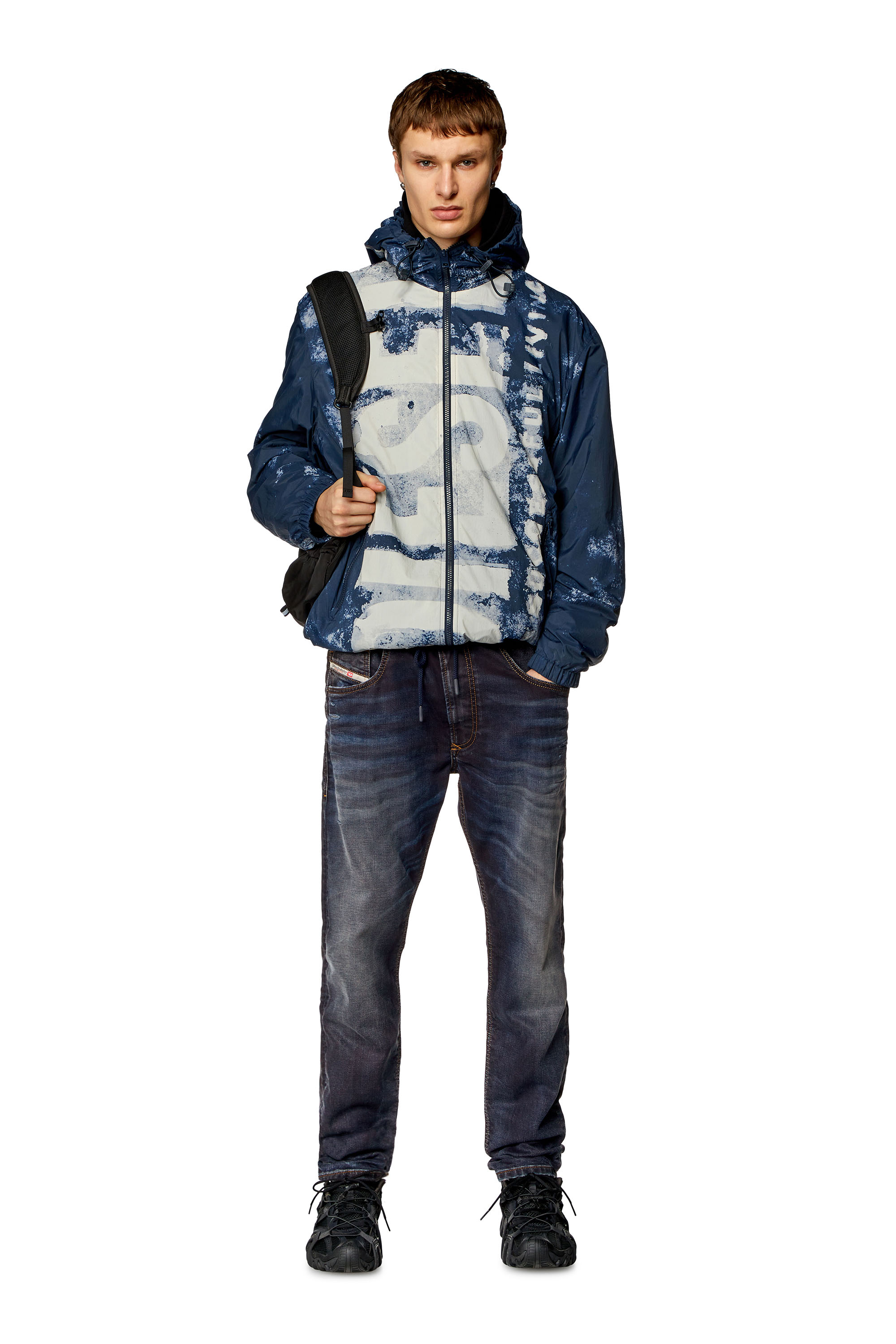 Diesel - Tapered 2030 D-Krooley Joggjeans® 09I18, Dark Blue - Image 1
