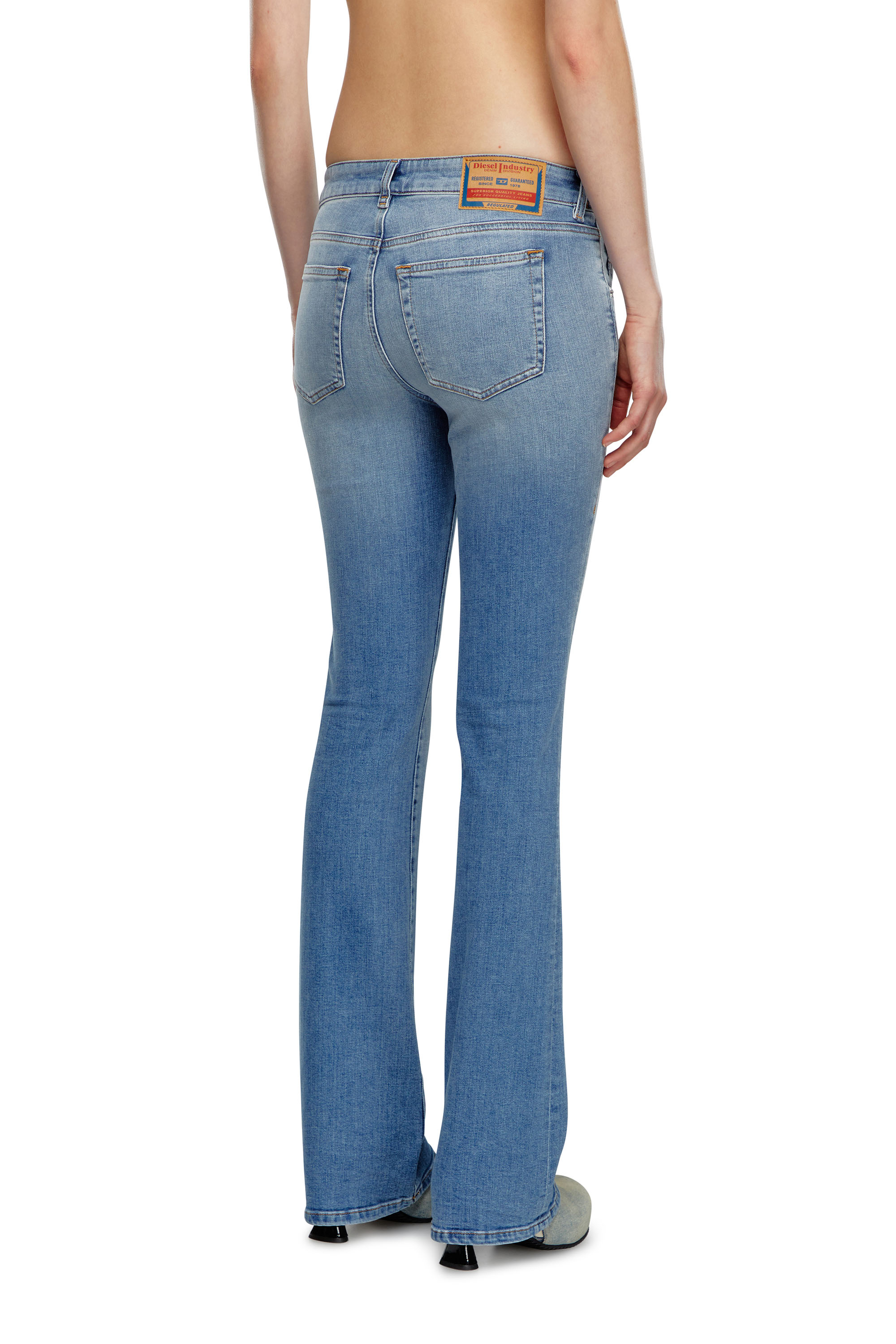 Diesel - Woman Bootcut and Flare Jeans 1969 D-Ebbey 09K06, Light Blue - Image 4