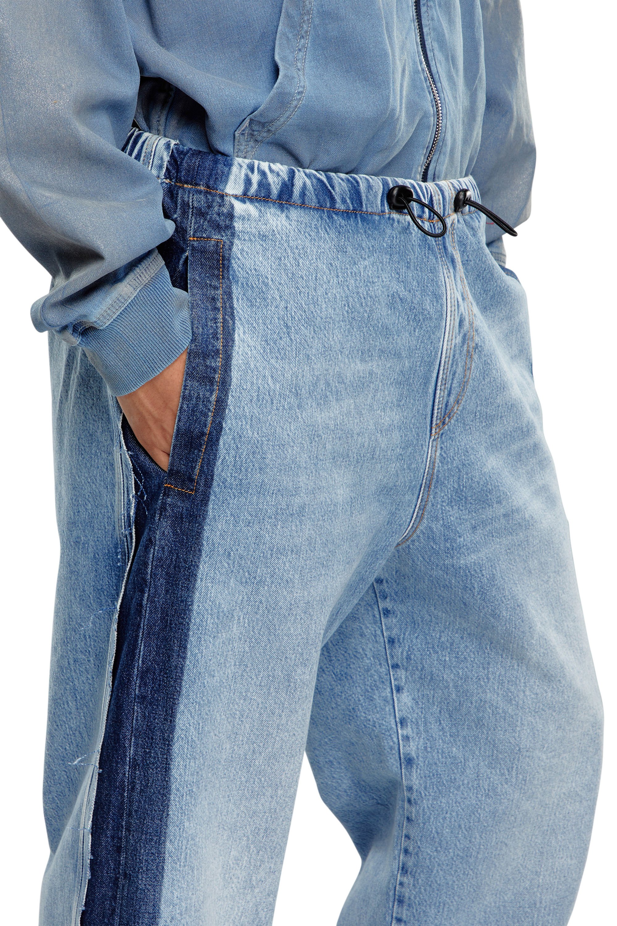 Diesel - Straight Jeans D-Martial 0GHAC, Light Blue - Image 3