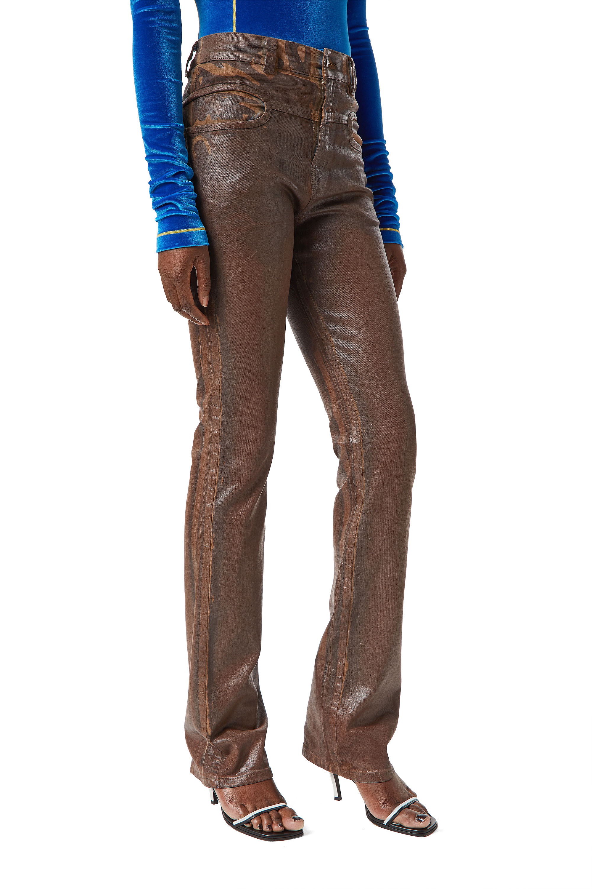 Diesel - D-LYA 0CGAN Slim Jeans, Brown - Image 4