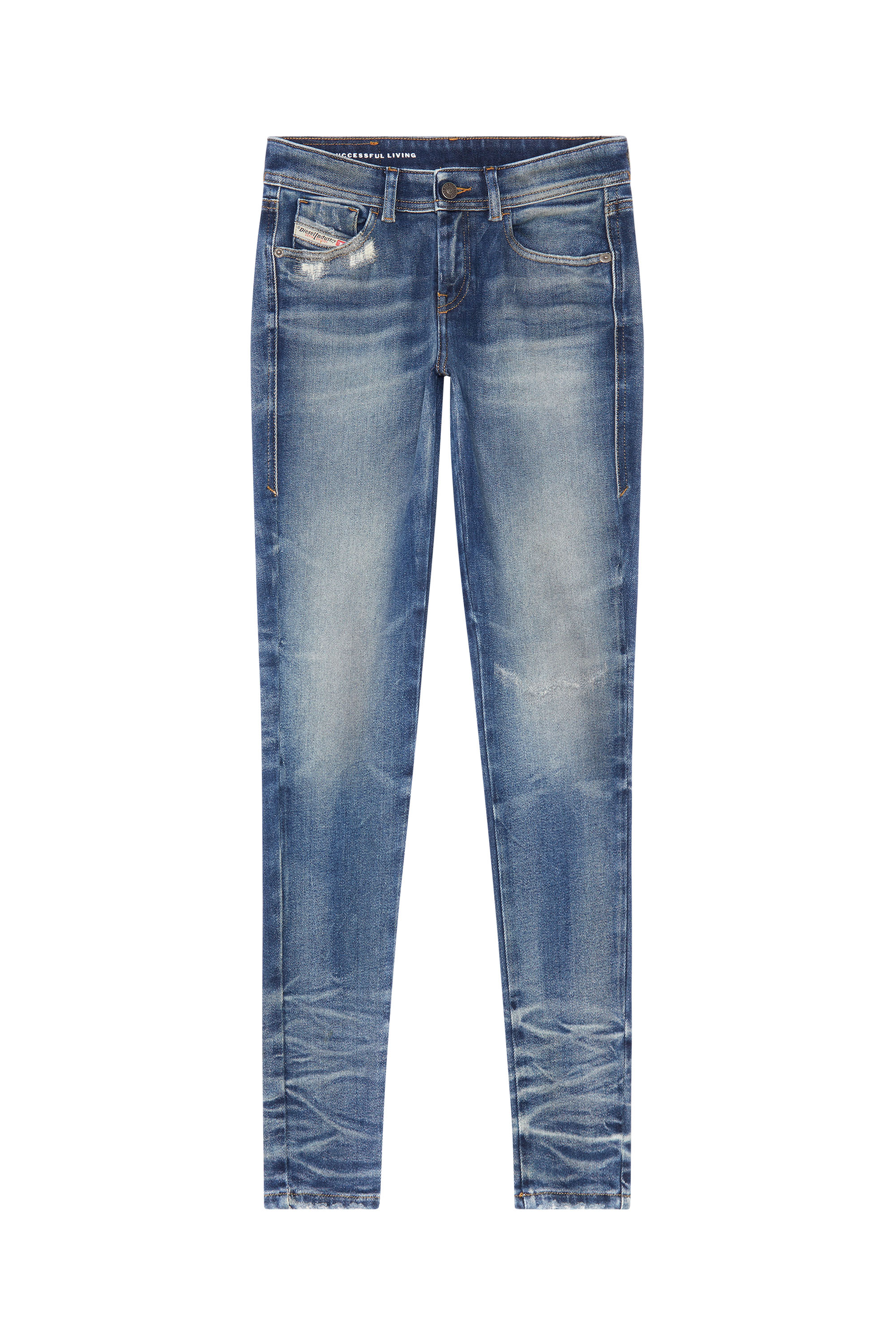 Diesel - Super skinny Jeans 2017 Slandy 09G14, Medium blue - Image 5
