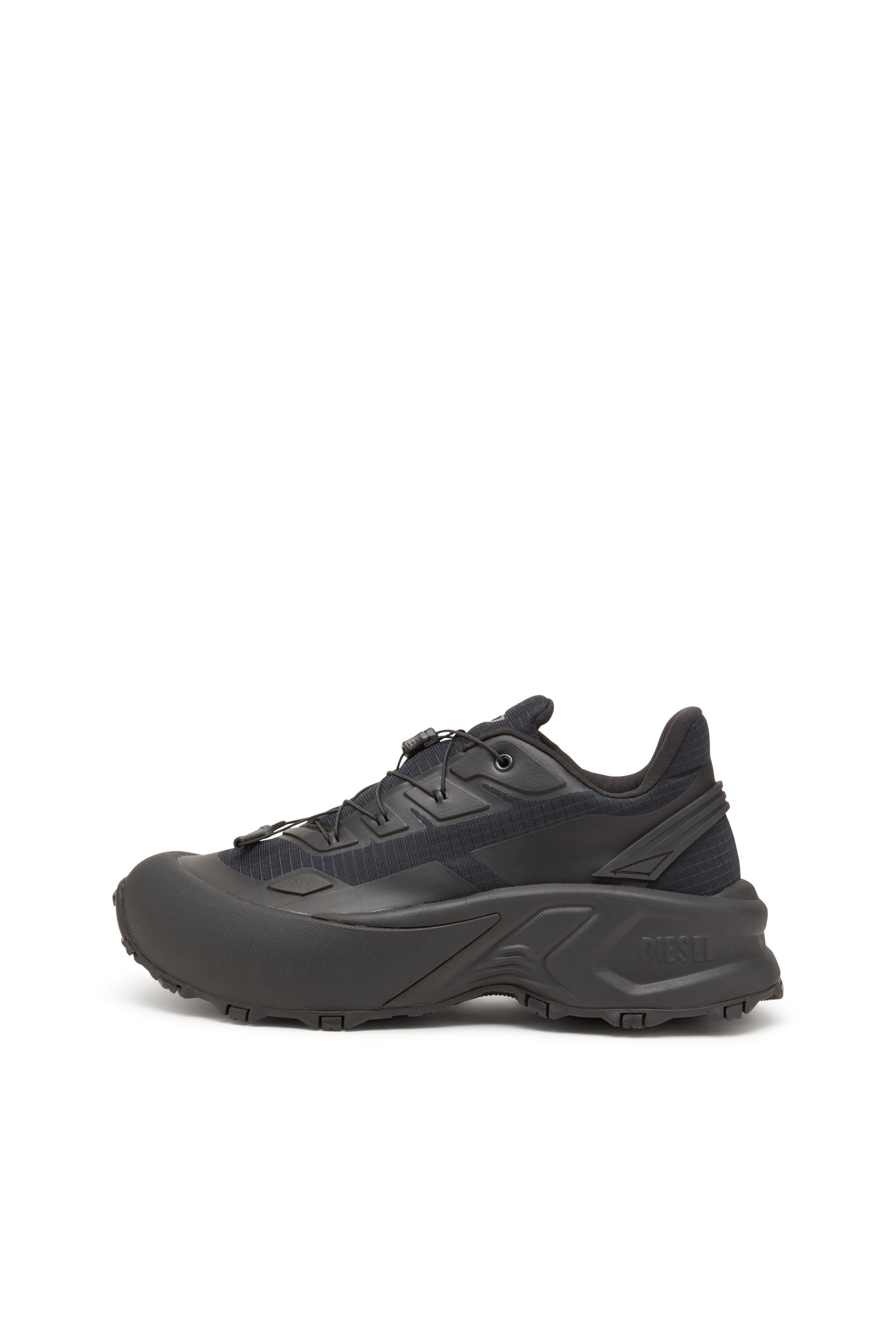 D-CAGE RUNNER, Black Diesel - D-CAGE RUNNER, Man's D-Cage Runner-Sneakers in TPU-trimmed ripstop in Black - 8