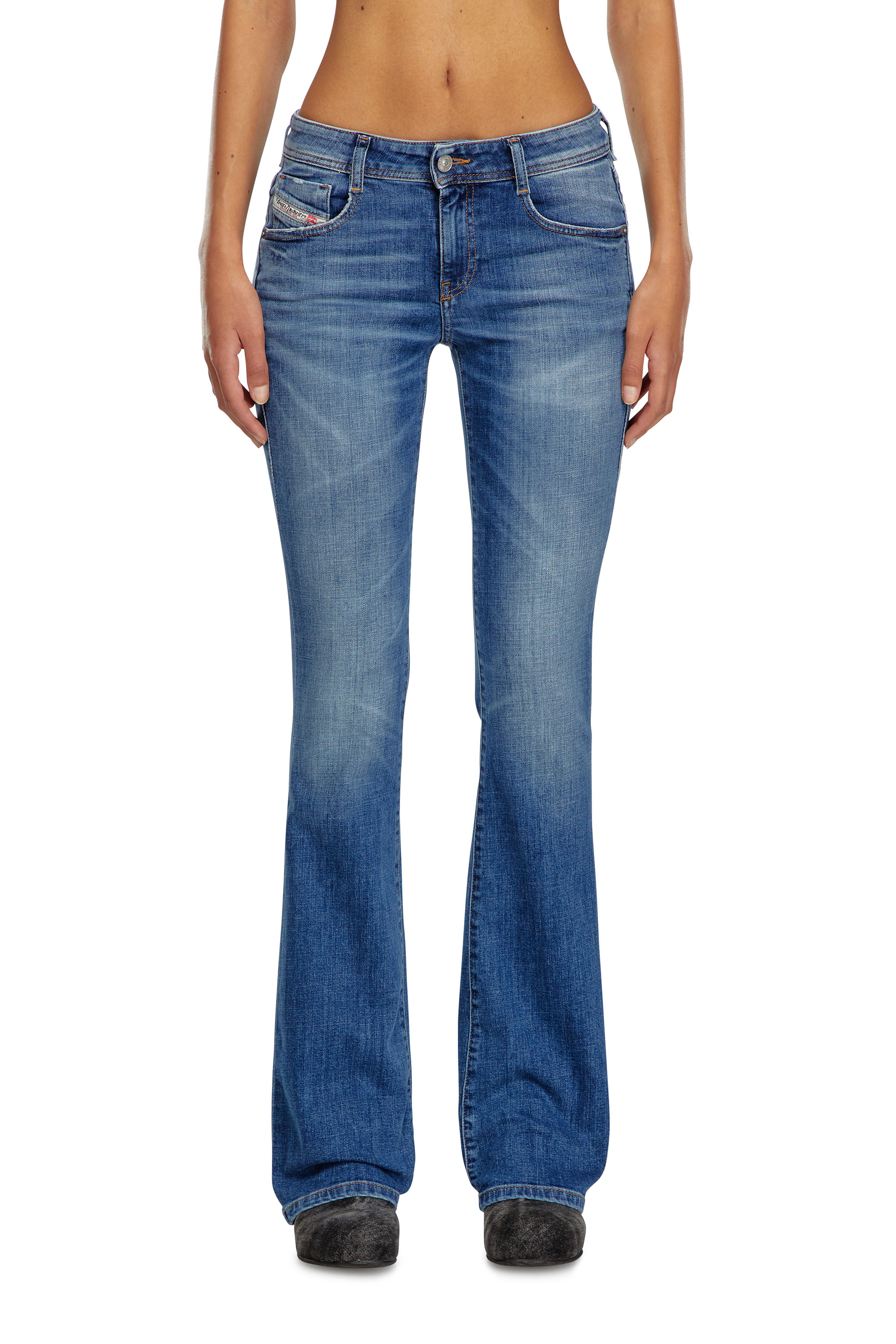 Diesel - Woman Bootcut and Flare Jeans 1969 D-Ebbey 09J33, Medium blue - Image 1