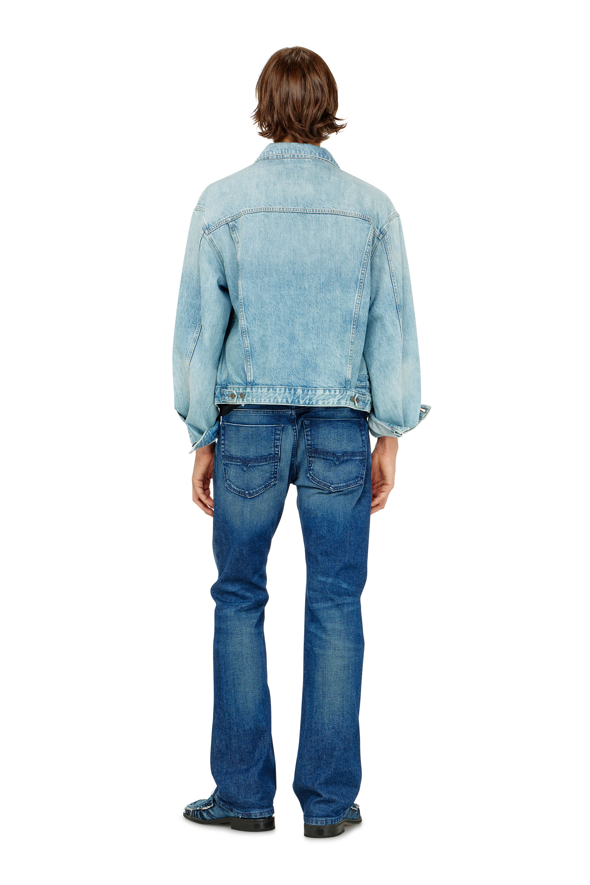 Diesel - Man's Bootcut Jeans 2007 Zatiny 09L51, Dark Blue - 3