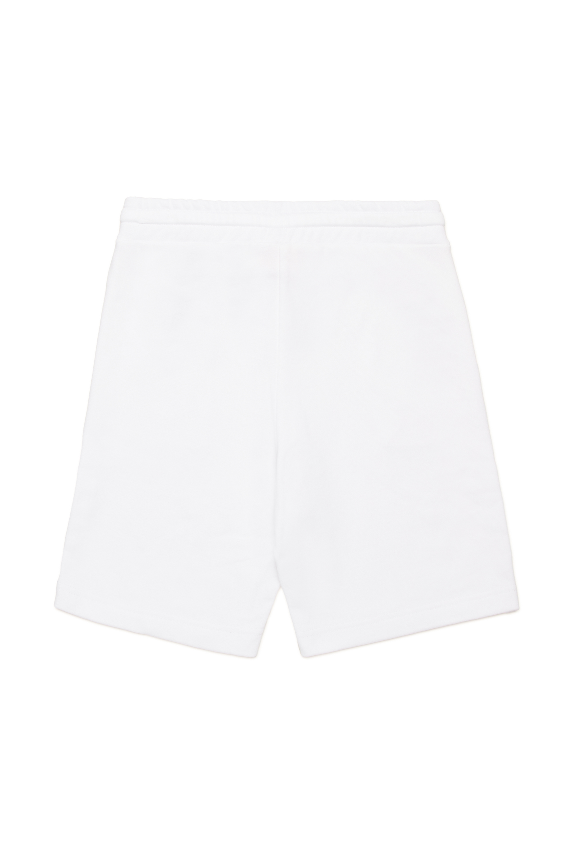 Diesel - PBASESHORT, Man's Sweat shorts with dégradé logo in White - 2