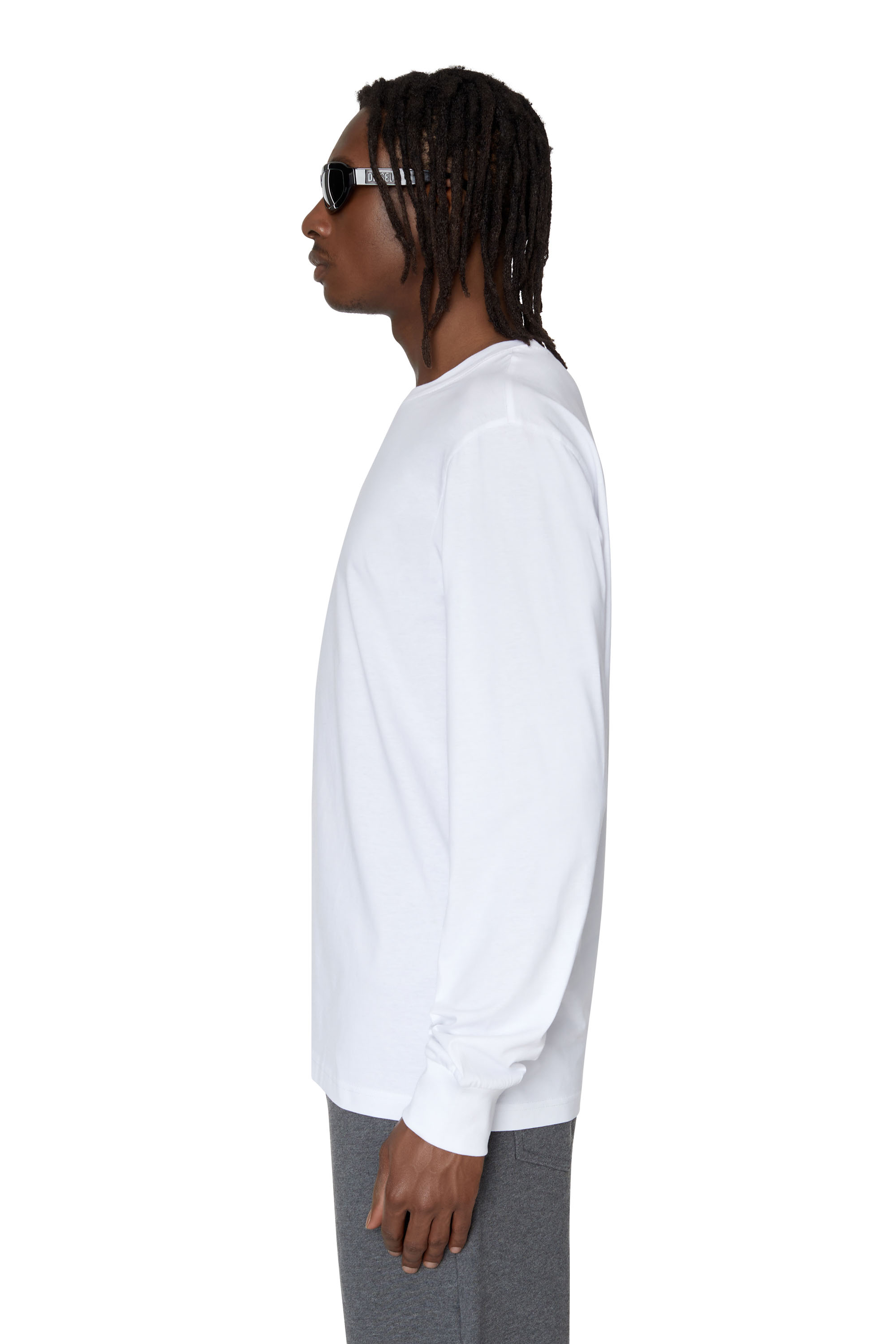 Diesel - T-JUST-LS-D, White - Image 6
