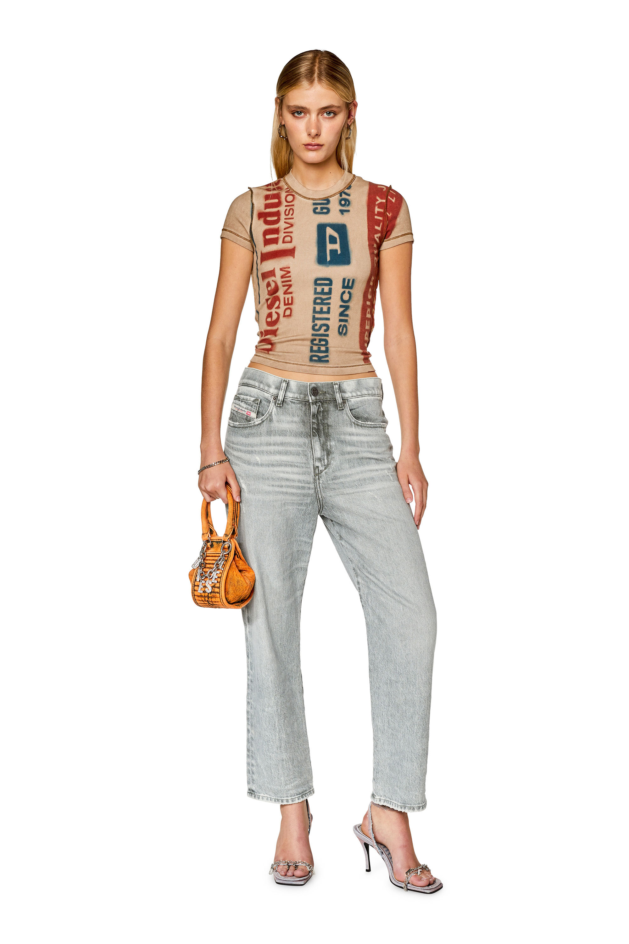 Diesel - Boyfriend Jeans 2016 D-Air 09G52, Grey - Image 4