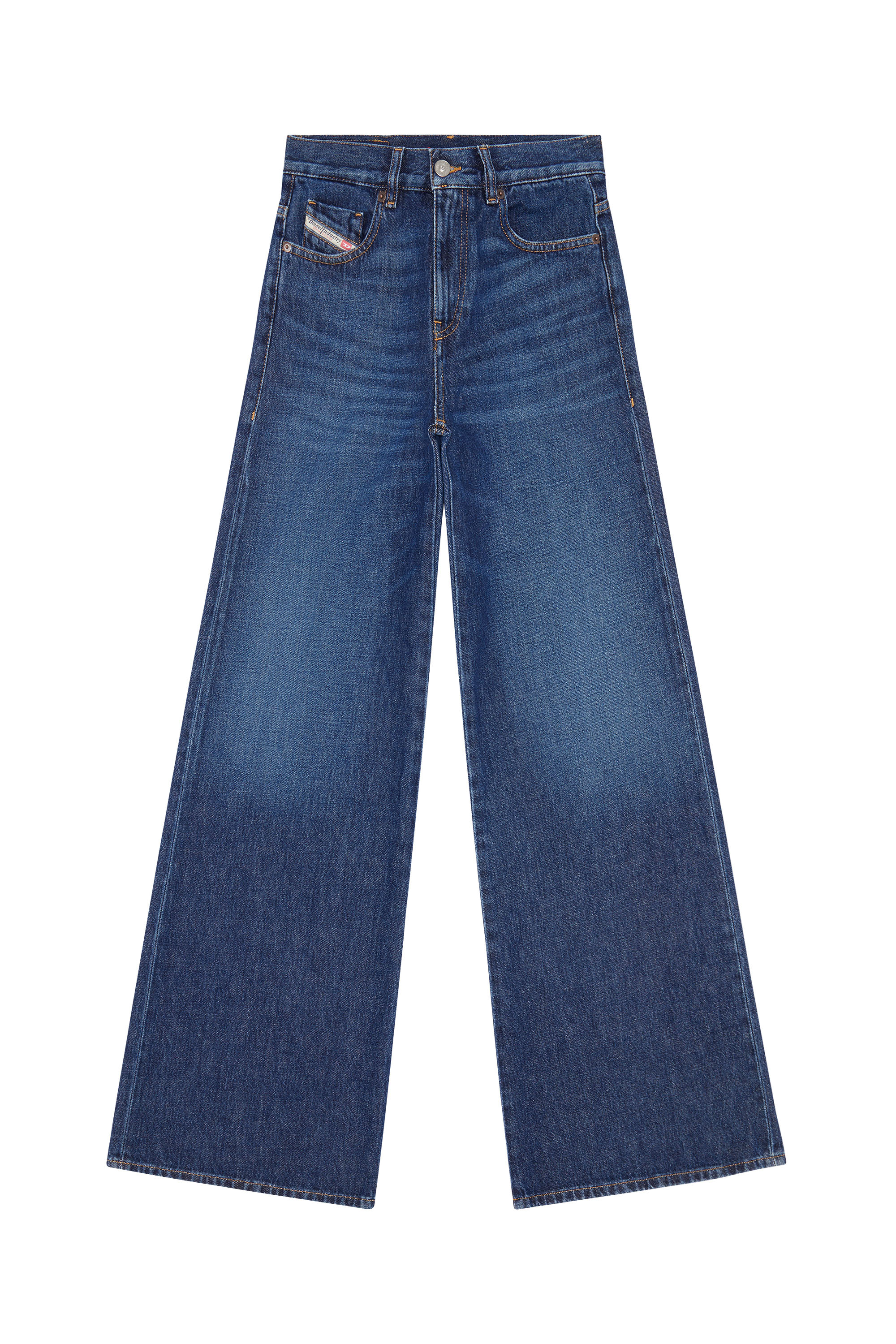Bootcut and Flare Jeans 1978 D-Akemi 09C03, Dark Blue - Jeans