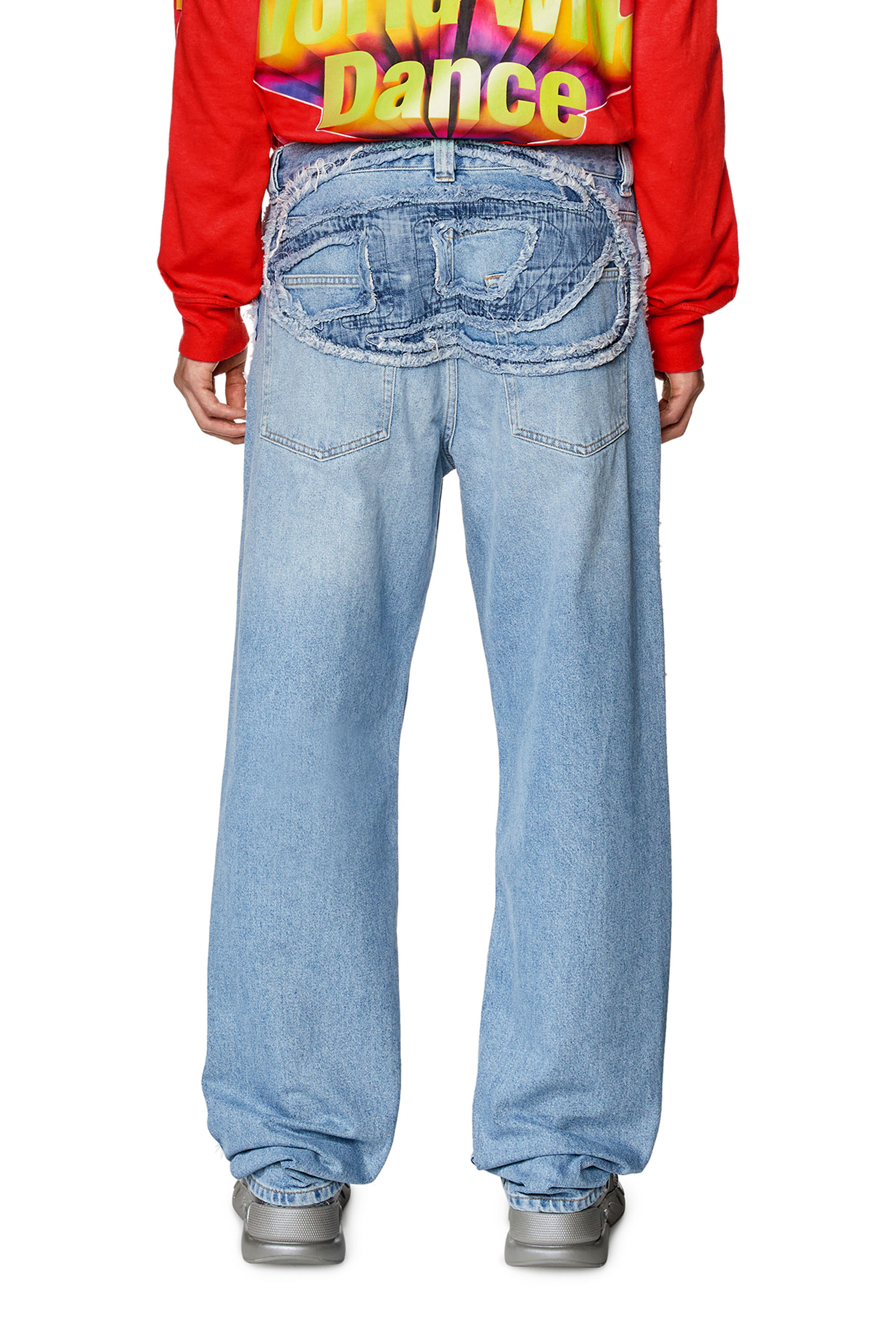 Diesel - 2010 D-Macs 0HLAC Straight Jeans, Light Blue - Image 2