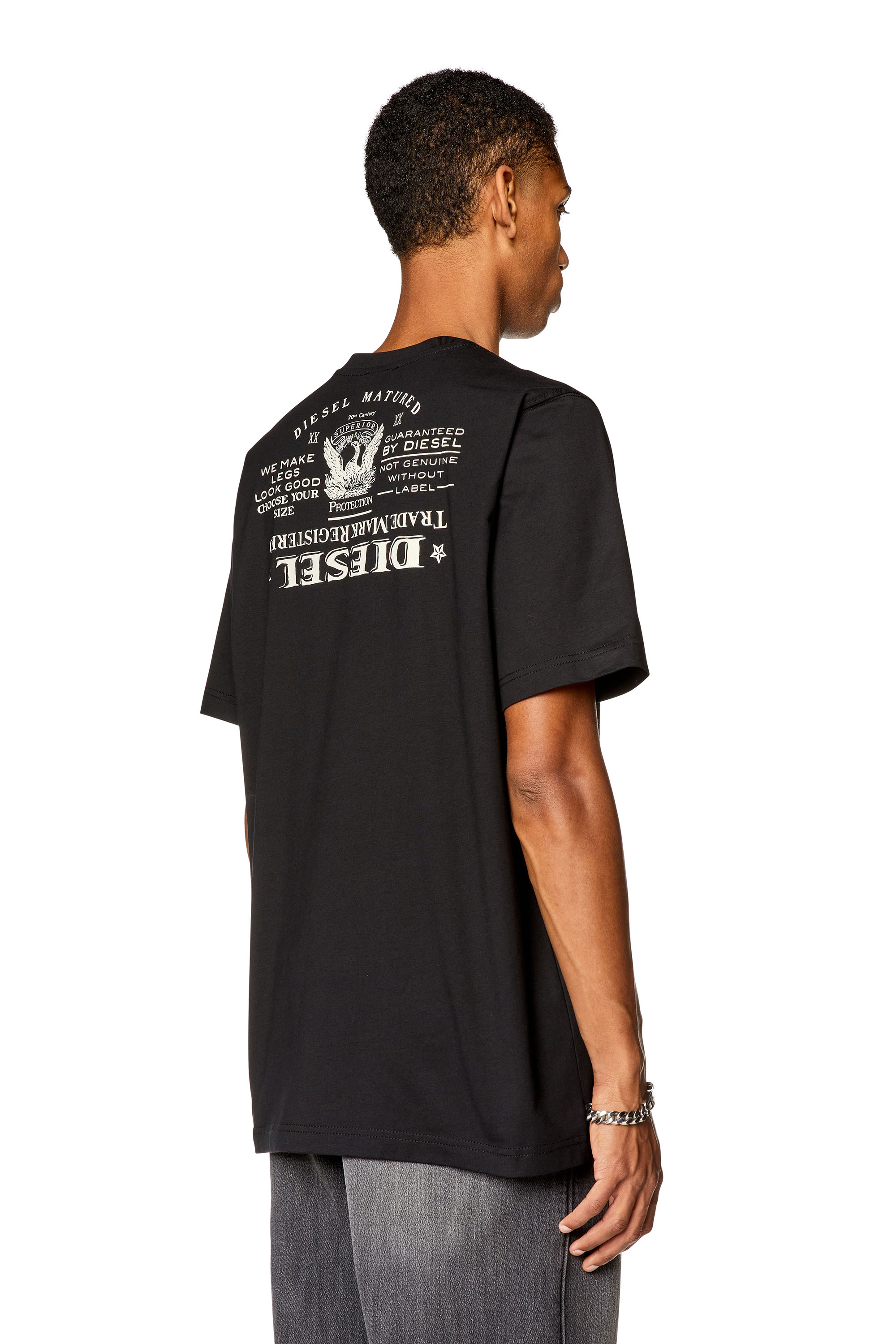 Diesel - T-JUST-L4, Black - Image 4