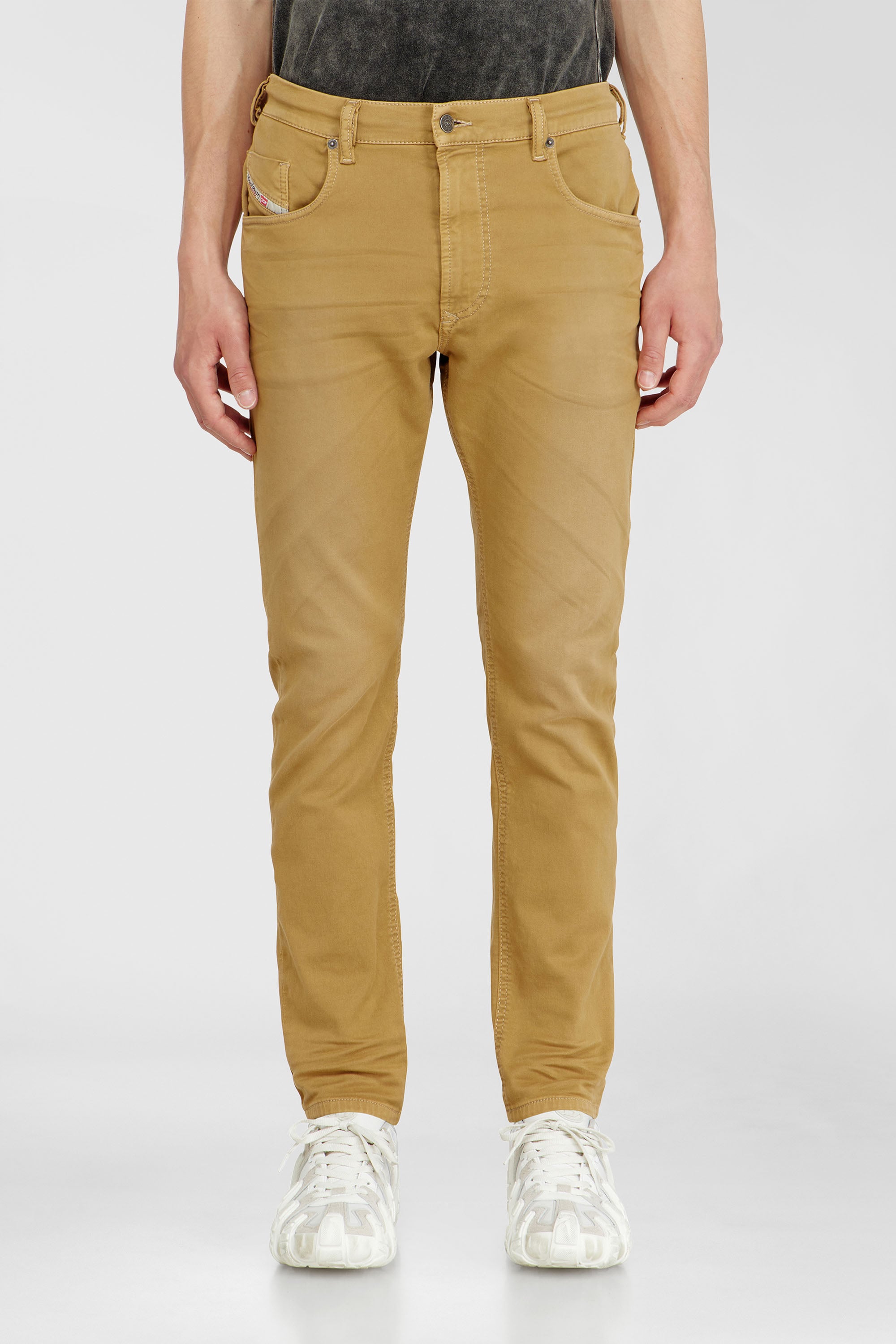 Diesel - Man's Regular 2032 D-Krooley-BW Joggjeans&reg; 0670M, Dark Beige - 1