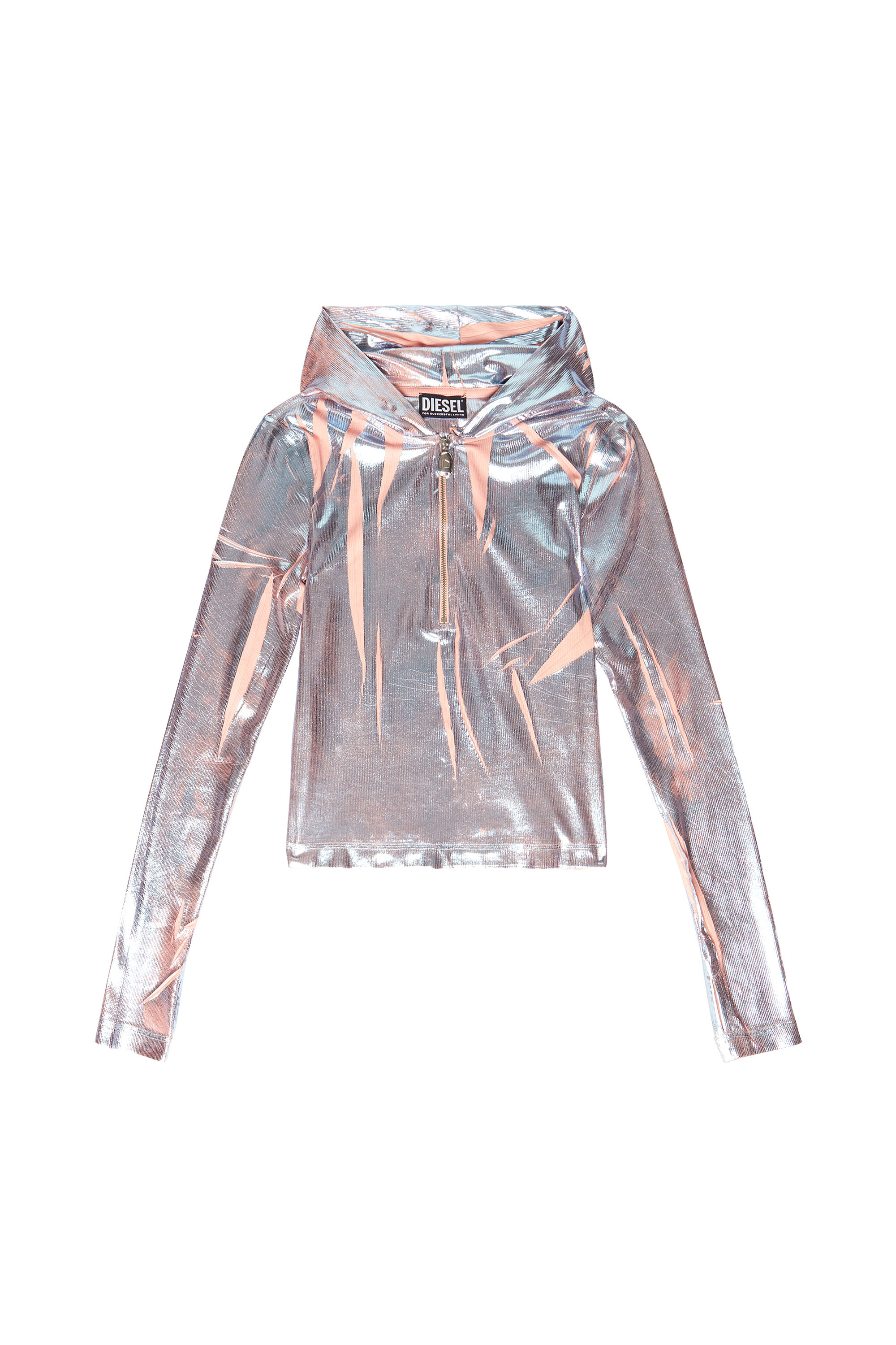 Diesel - T-CLED-HOOD, Silver - Image 3