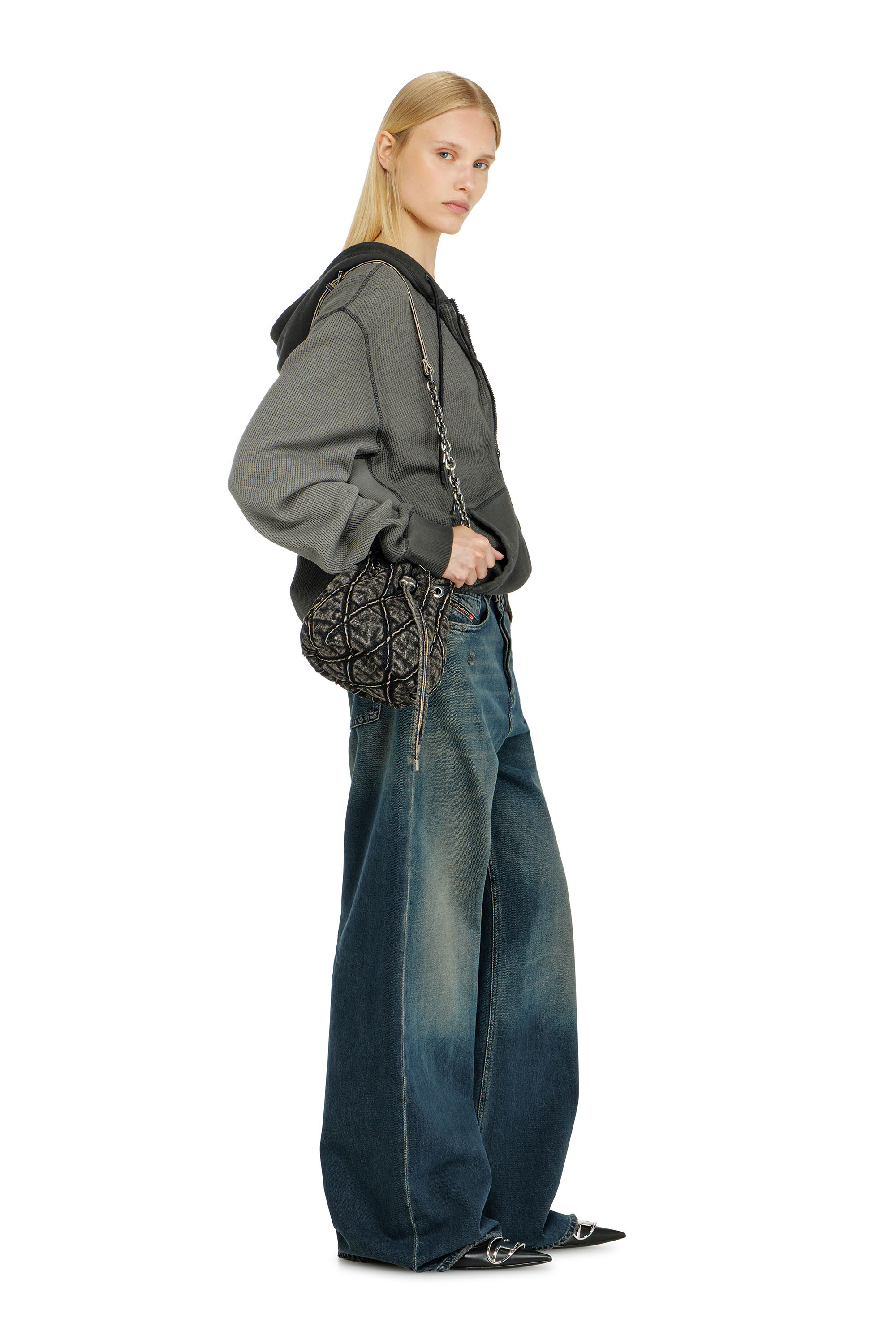 Diesel - Unisex's Relaxed Jeans 1996 D-Sire 09N67, Dark Blue - 2