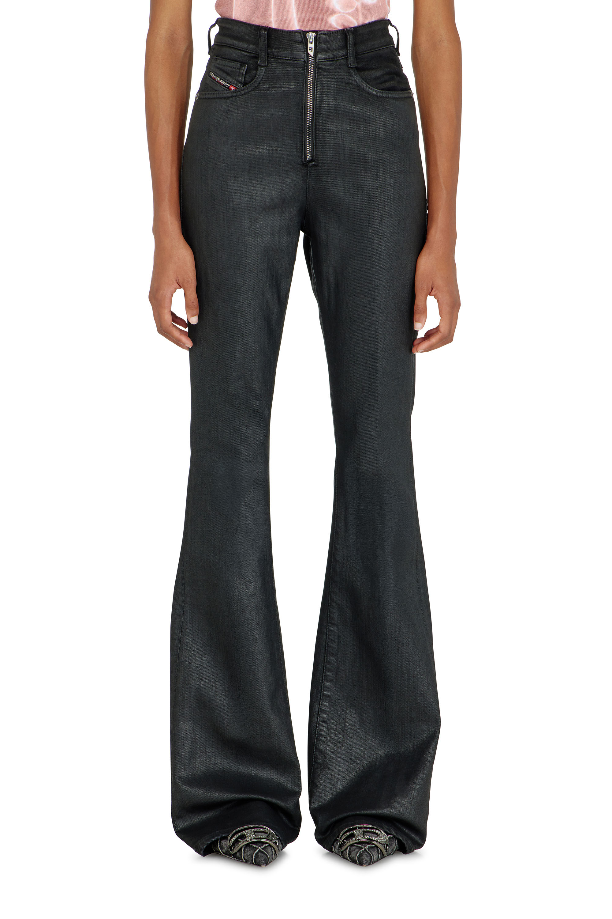 Diesel - Woman's Bootcut Jeans 1973 D-Partt 09P78, Black/Dark grey - 4
