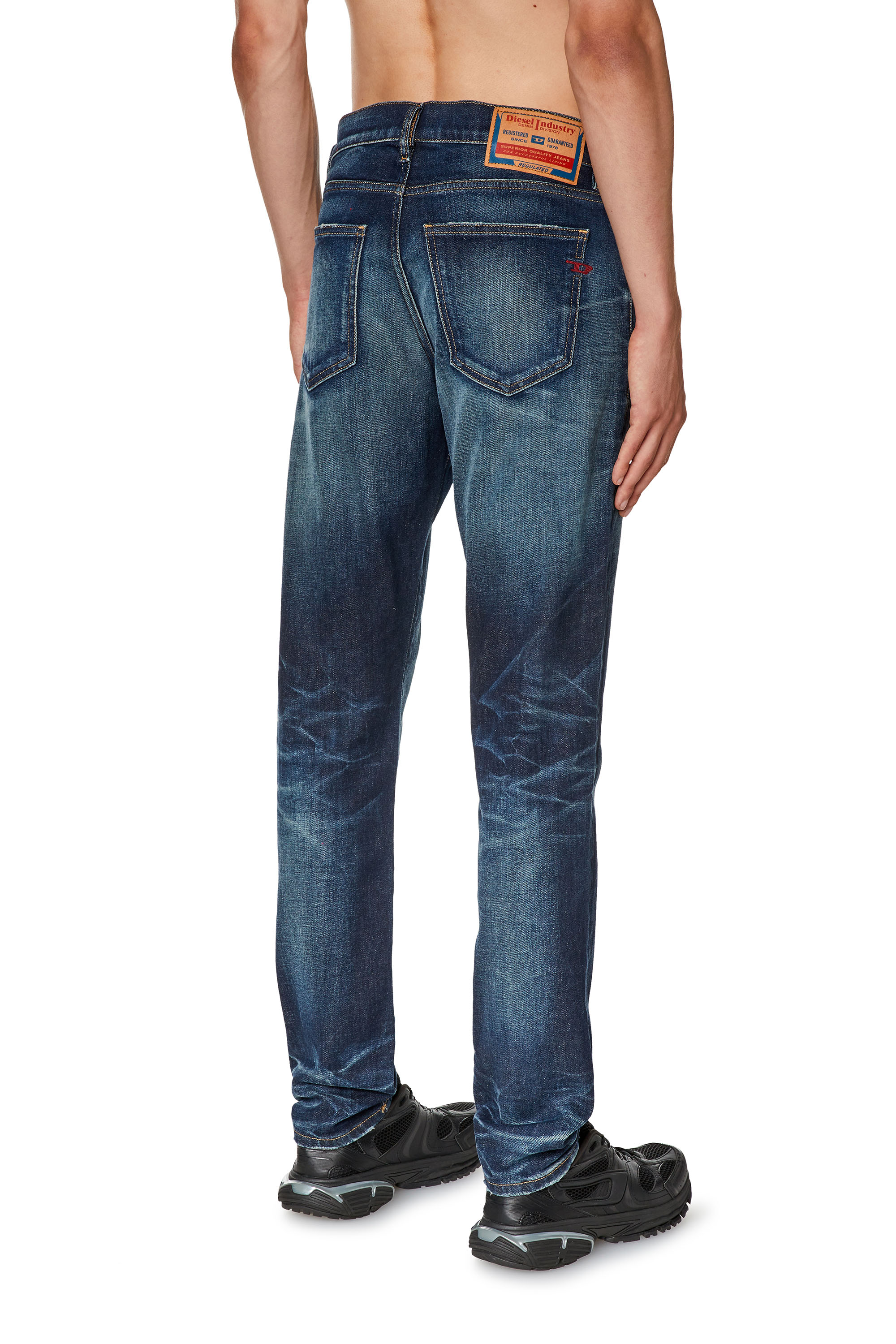 Diesel - Slim Jeans 2019 D-Strukt 09G29, Dark Blue - Image 3