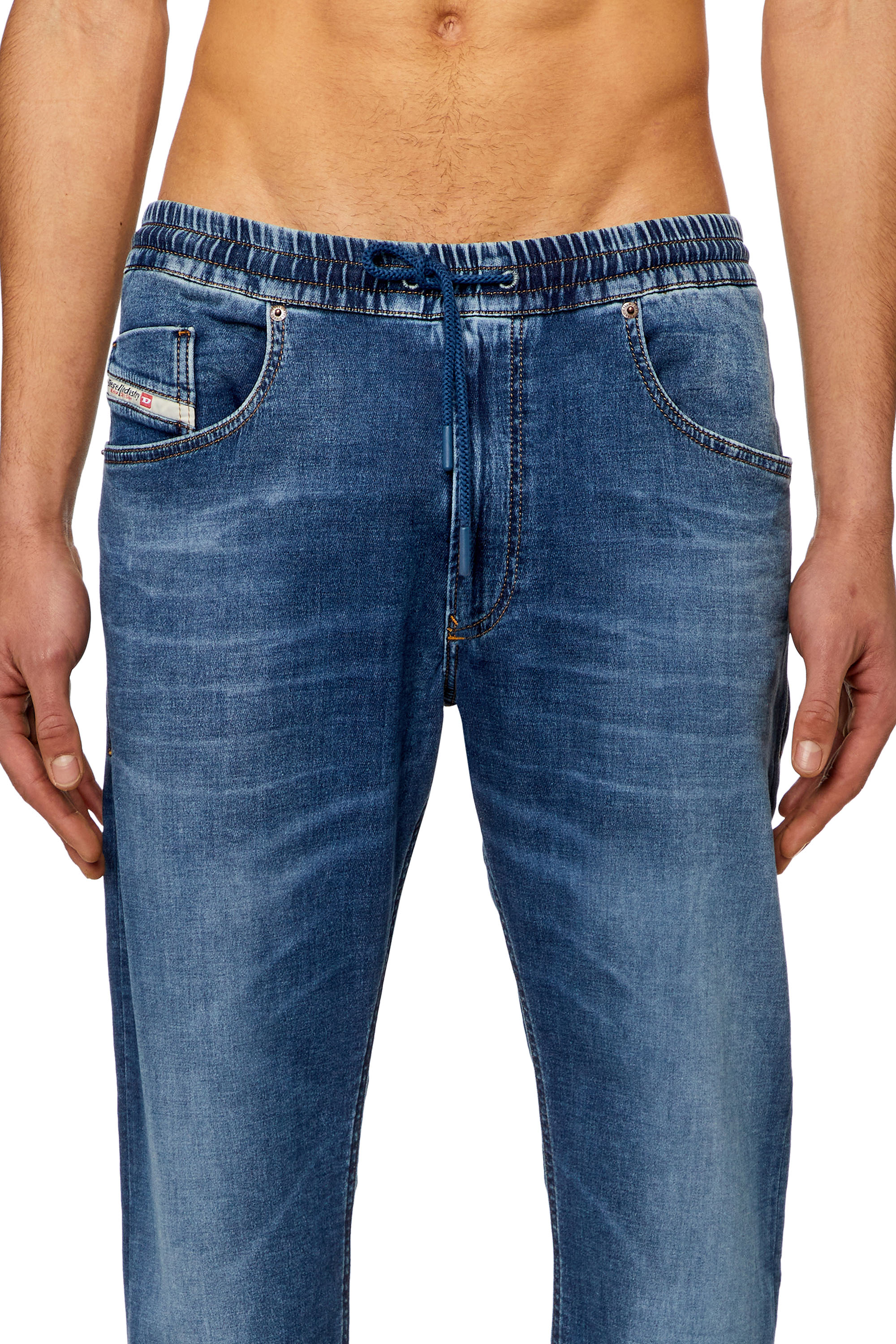 Diesel - Tapered 2030 D-Krooley Joggjeans® 068HY, Medium blue - Image 4