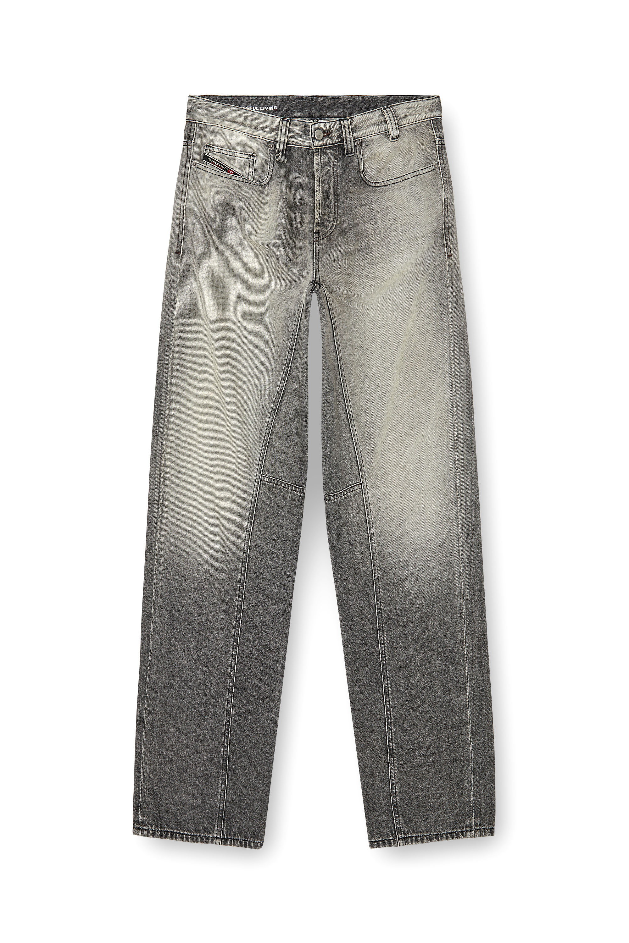Diesel - Man's Relaxed Jeans 2001 D-Macro 09P56, Grey - 6