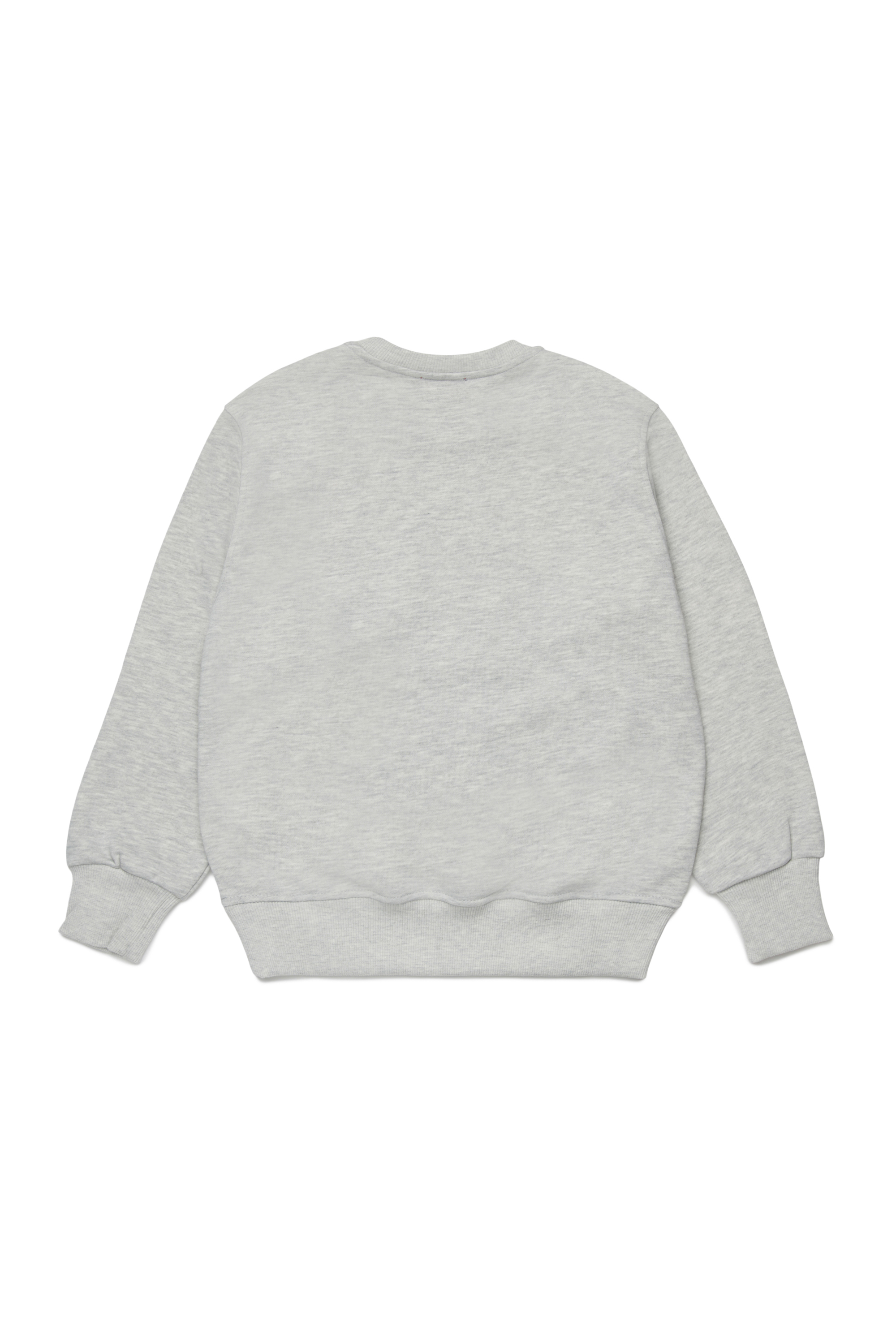 Diesel - SDROPS OVER, Man's Cotton sweatshirt with logo in Grey - 2
