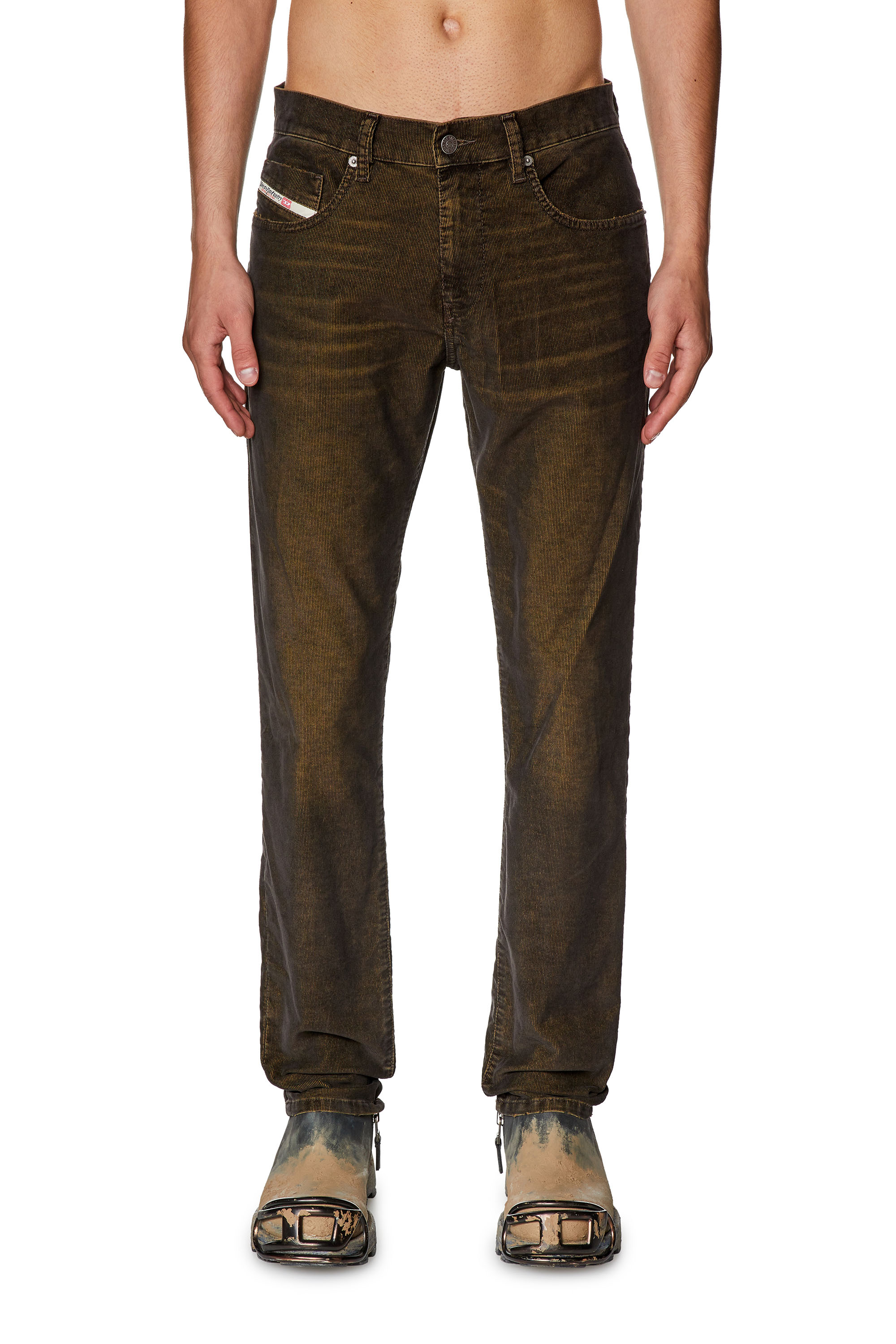 Diesel - Slim Jeans 2019 D-Strukt 003GJ, Brown - Image 1