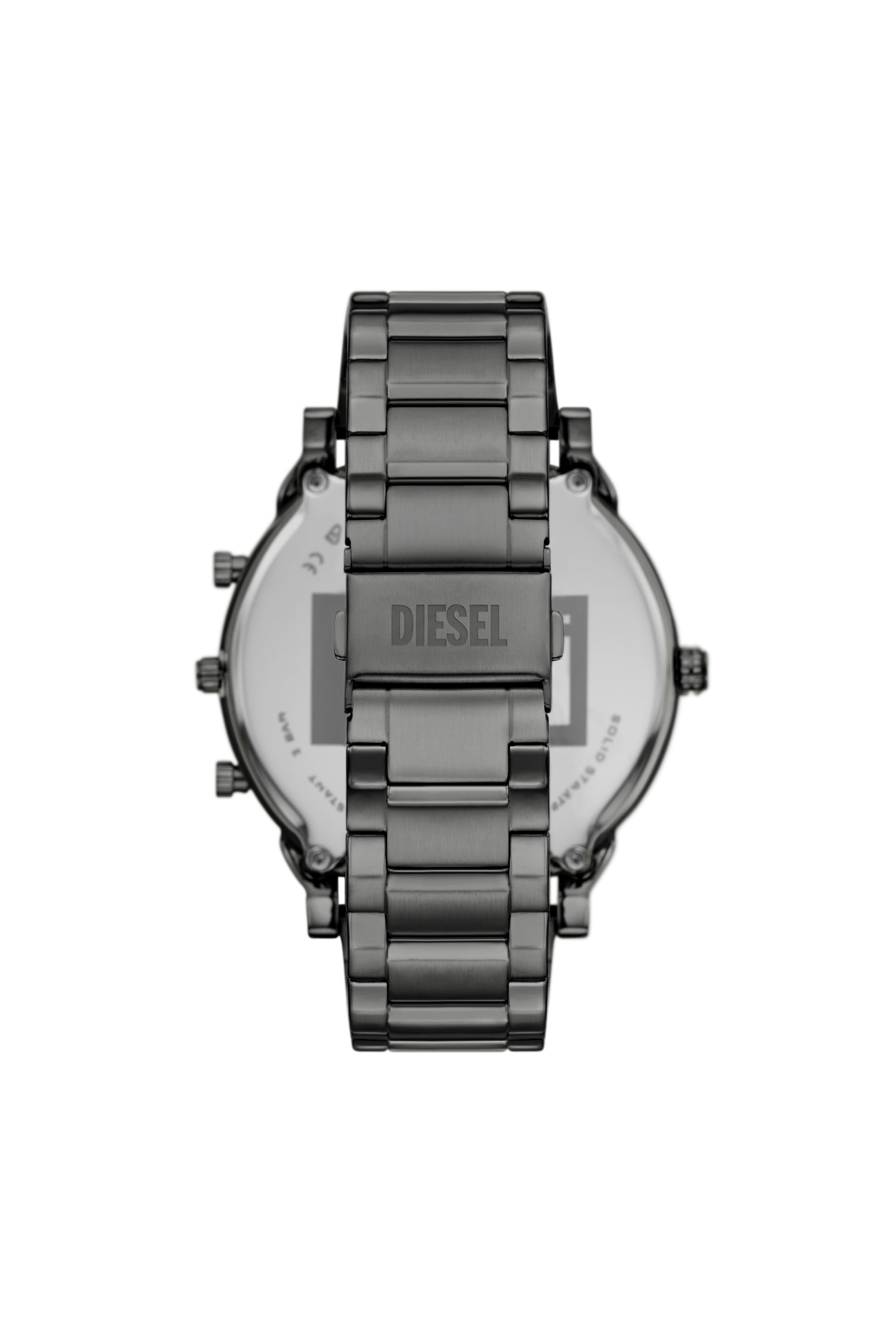 Diesel - DZ7488 WATCH, Man's Mr. Daddy Slim Multi-Movement Stainless Steel Watch in Dark grey - 2