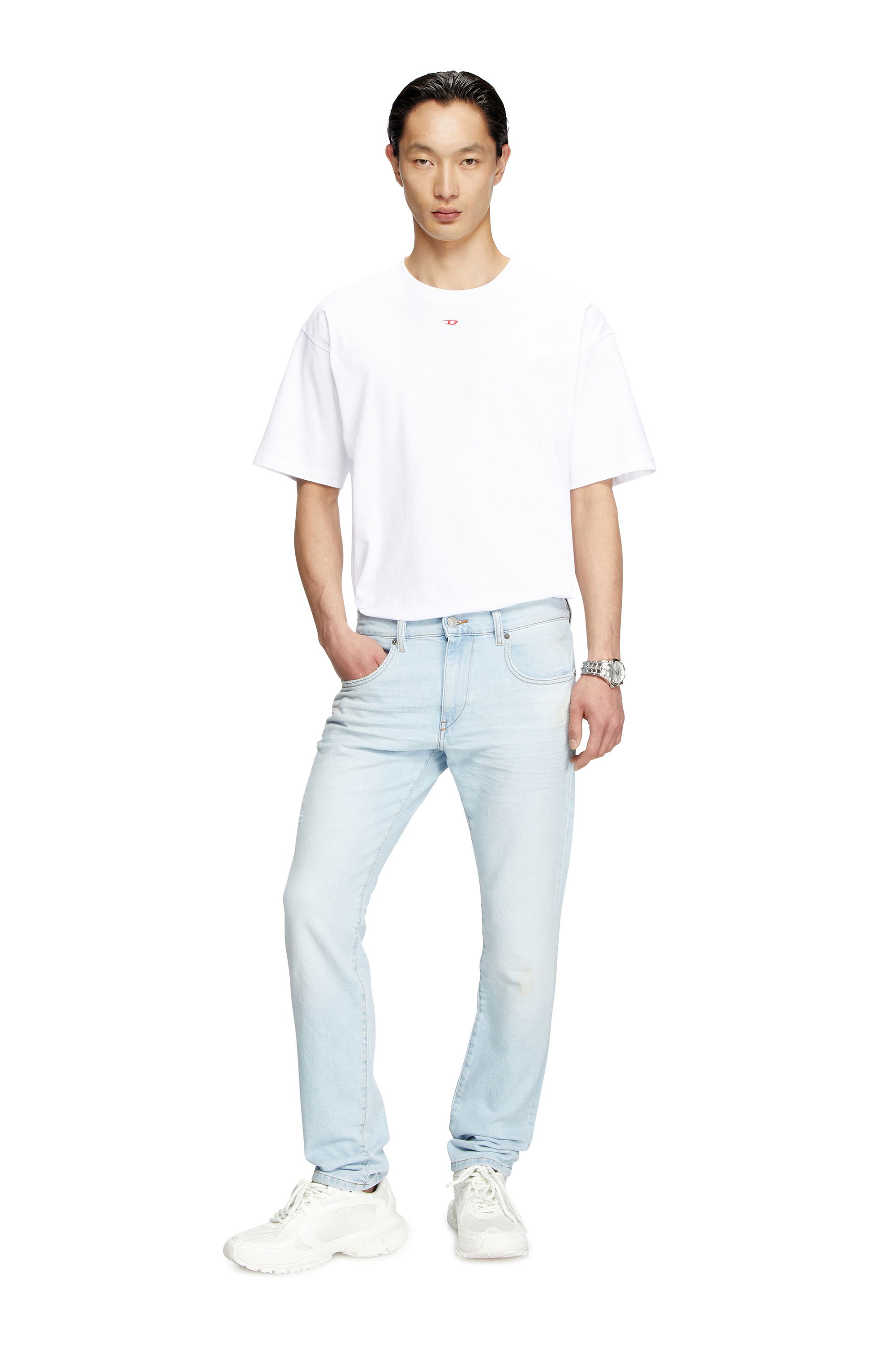 Diesel - Man's Slim Jeans 2019 D-Strukt 0CLBF, Light Blue - 2