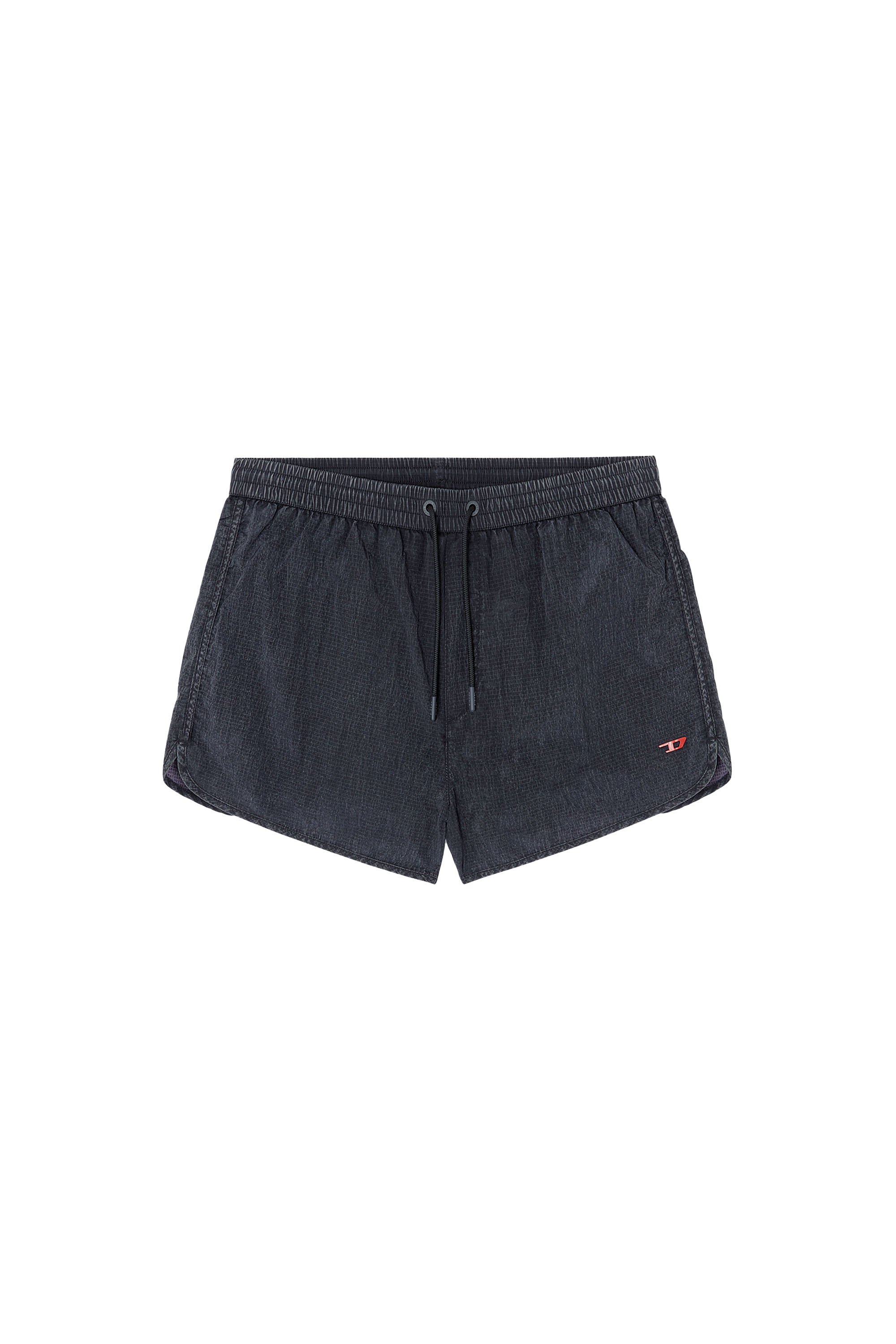 Diesel - OLIVER-30-D-POP, Man's Swim shorts in treated ripstop in Black - 4