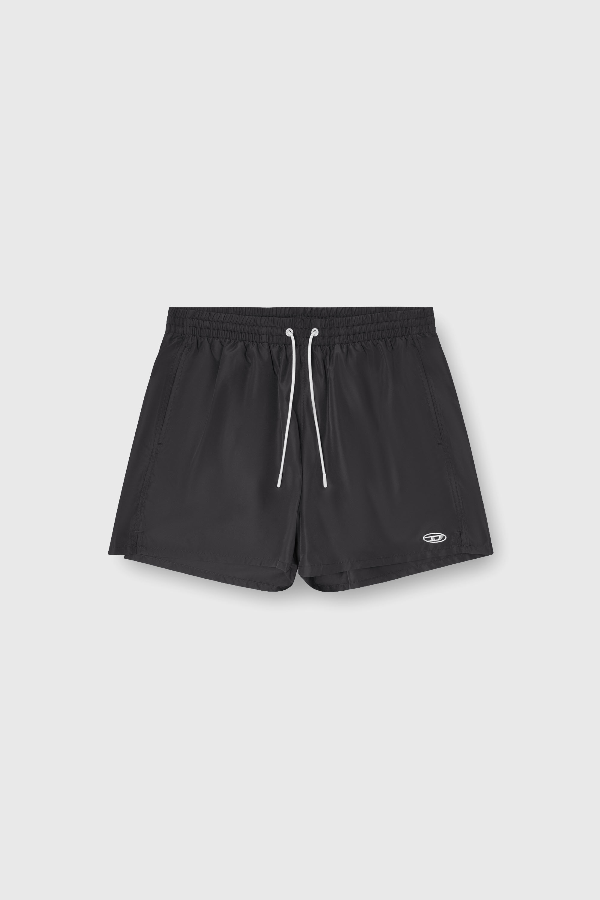 Diesel - GEORGE-41-UTLT, Man's Swim shorts with metallic Oval D logo in Black - 2