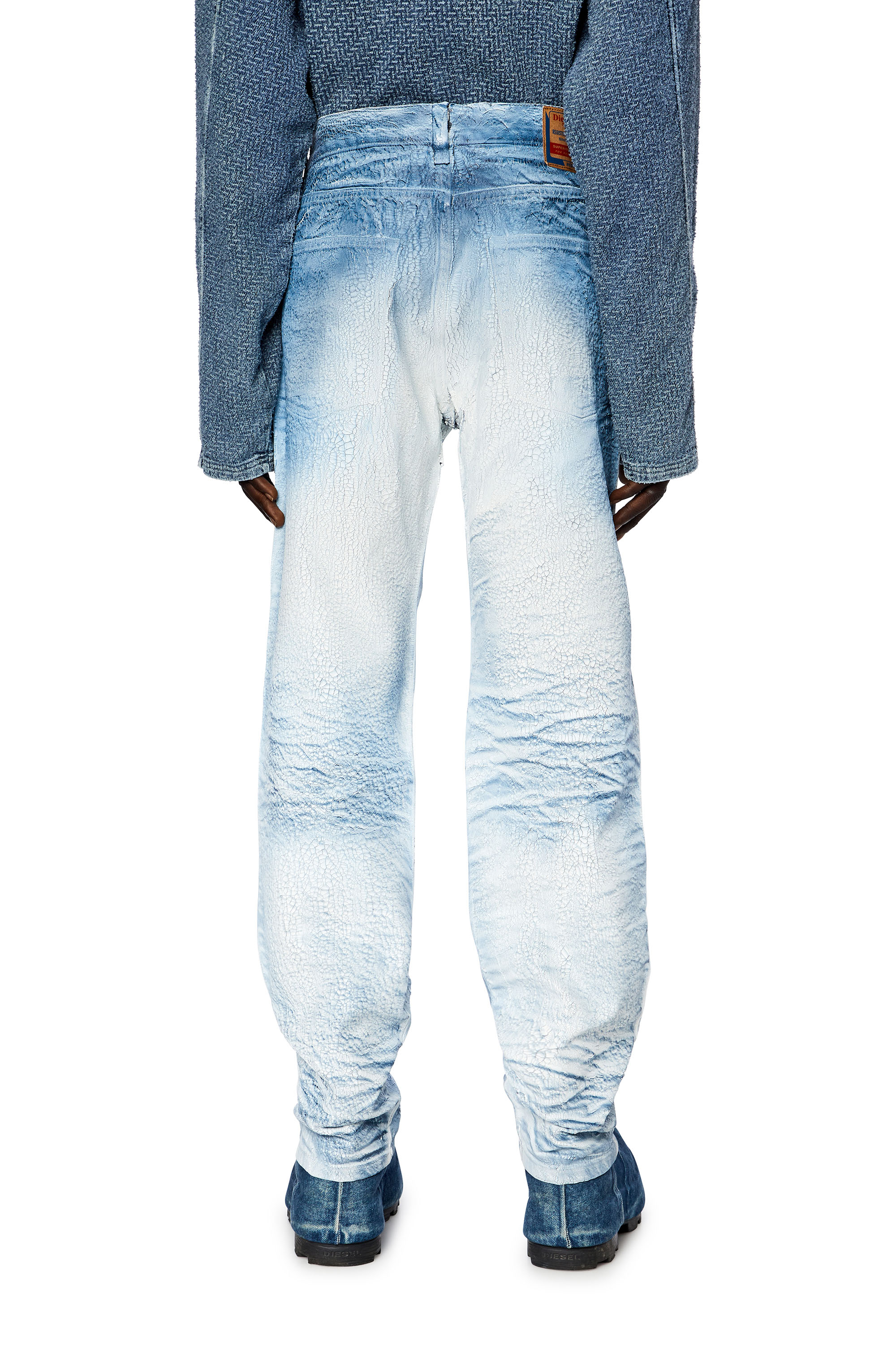 Diesel - Straight Jeans 2010 D-Macs 0NLAW, Light Blue - Image 3