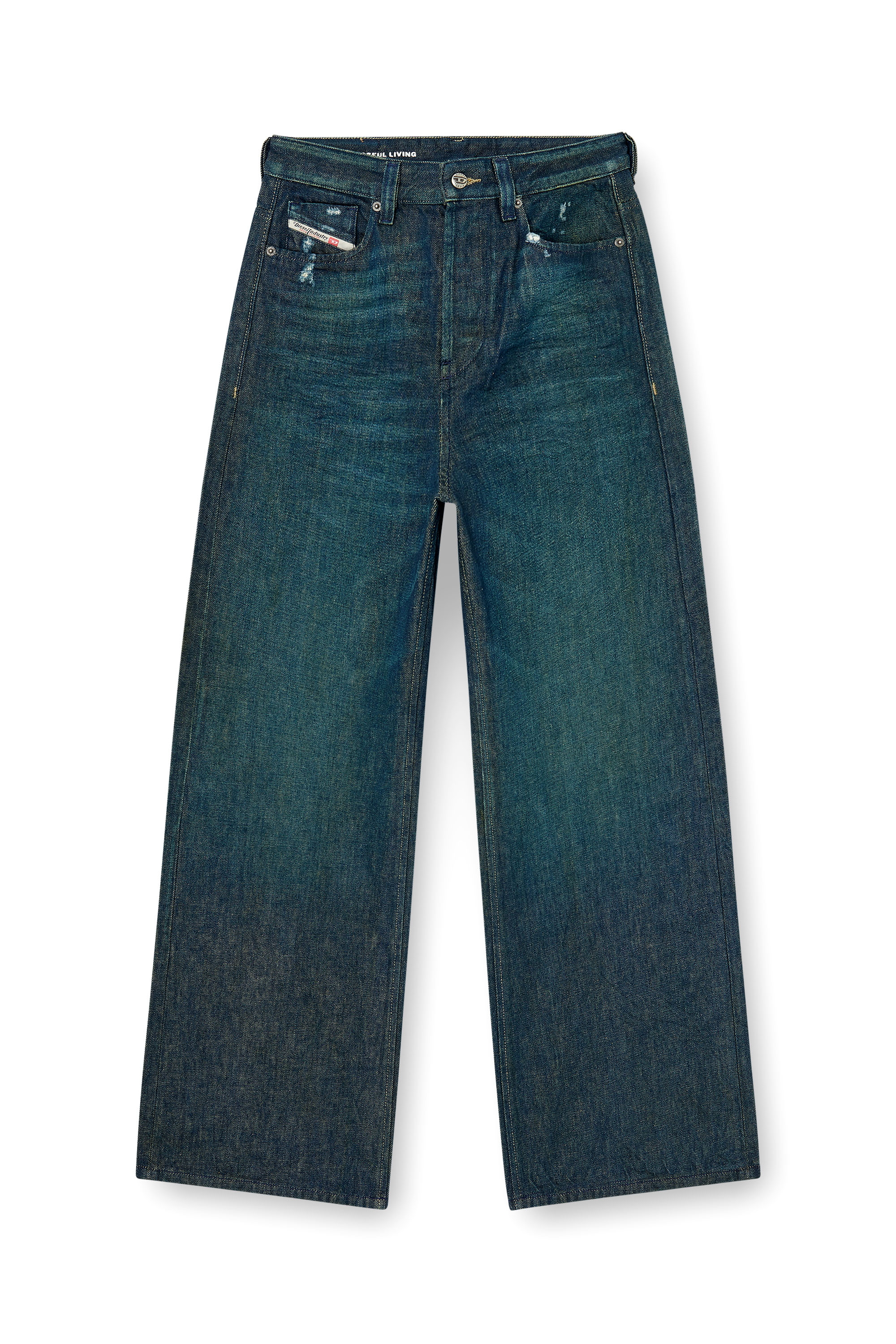 Diesel - Woman's Relaxed Jeans 1996 D-Sire 0ADBY, Dark Blue - 4