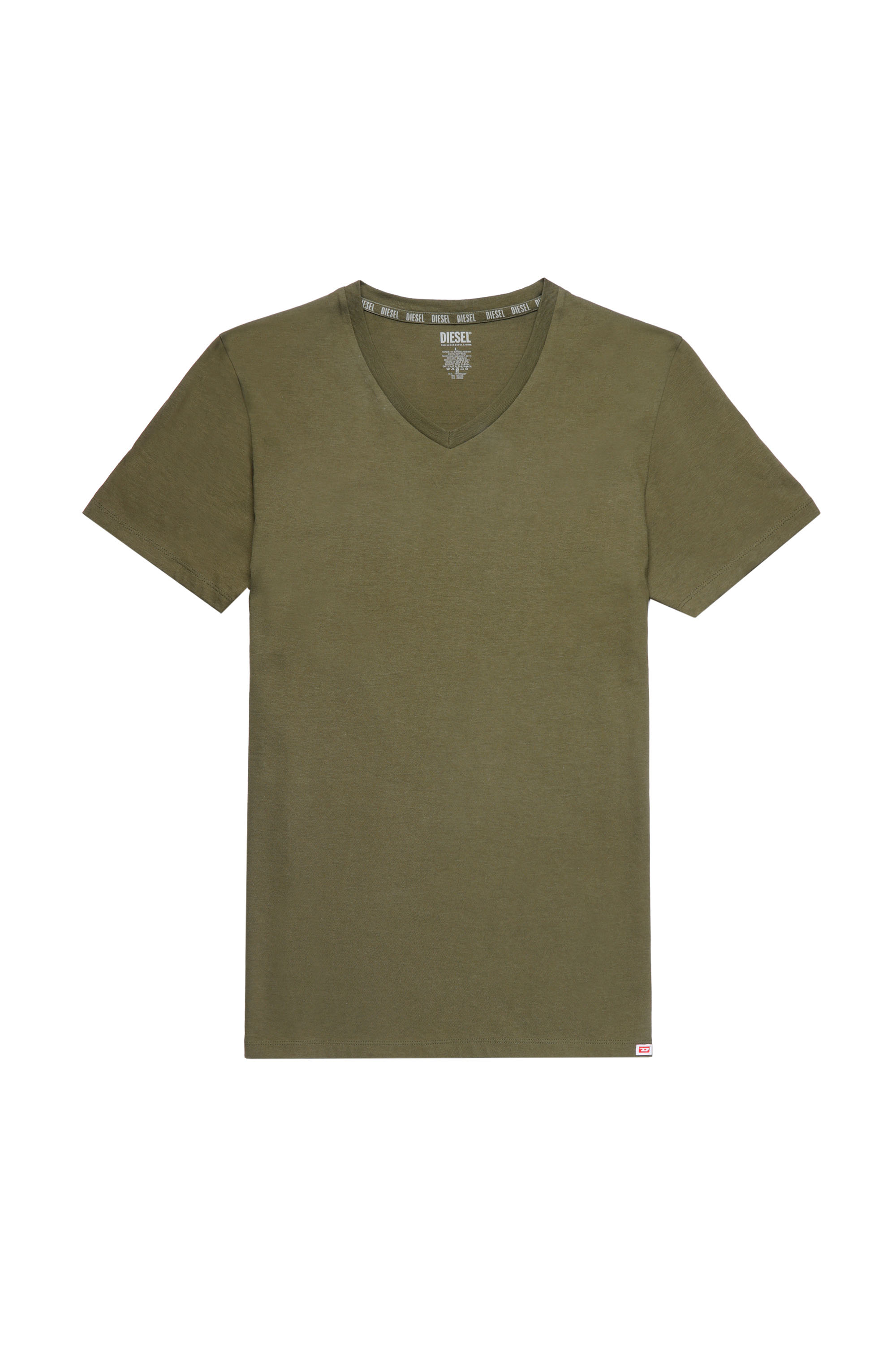 Diesel - UMTEE-MICHAEL-TUBE-TWOPACK, Black/Green - Image 2