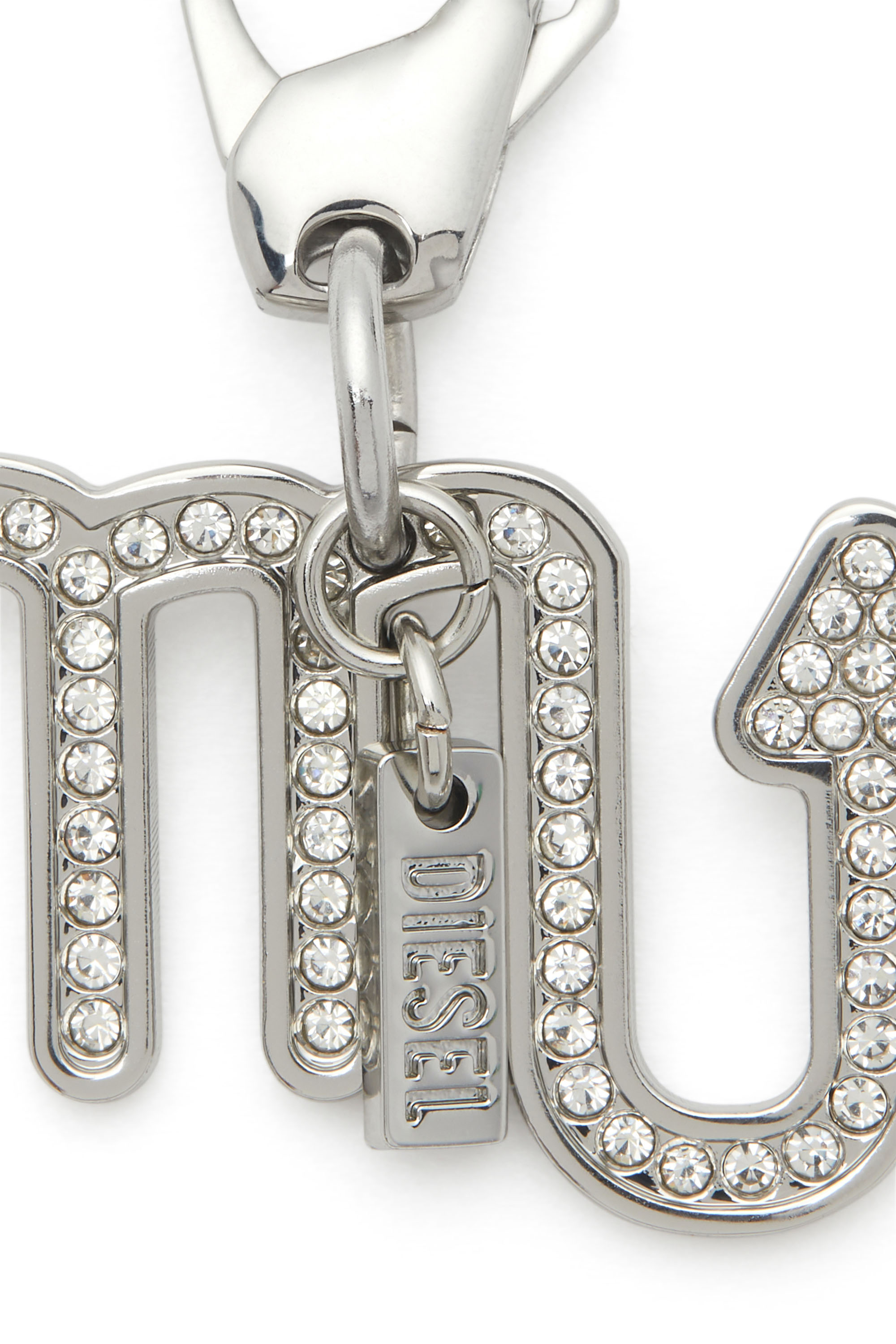 Diesel - CHARM SCORPIO, Unisex's Metal Scorpio charm with rhinestones in Silver - 2