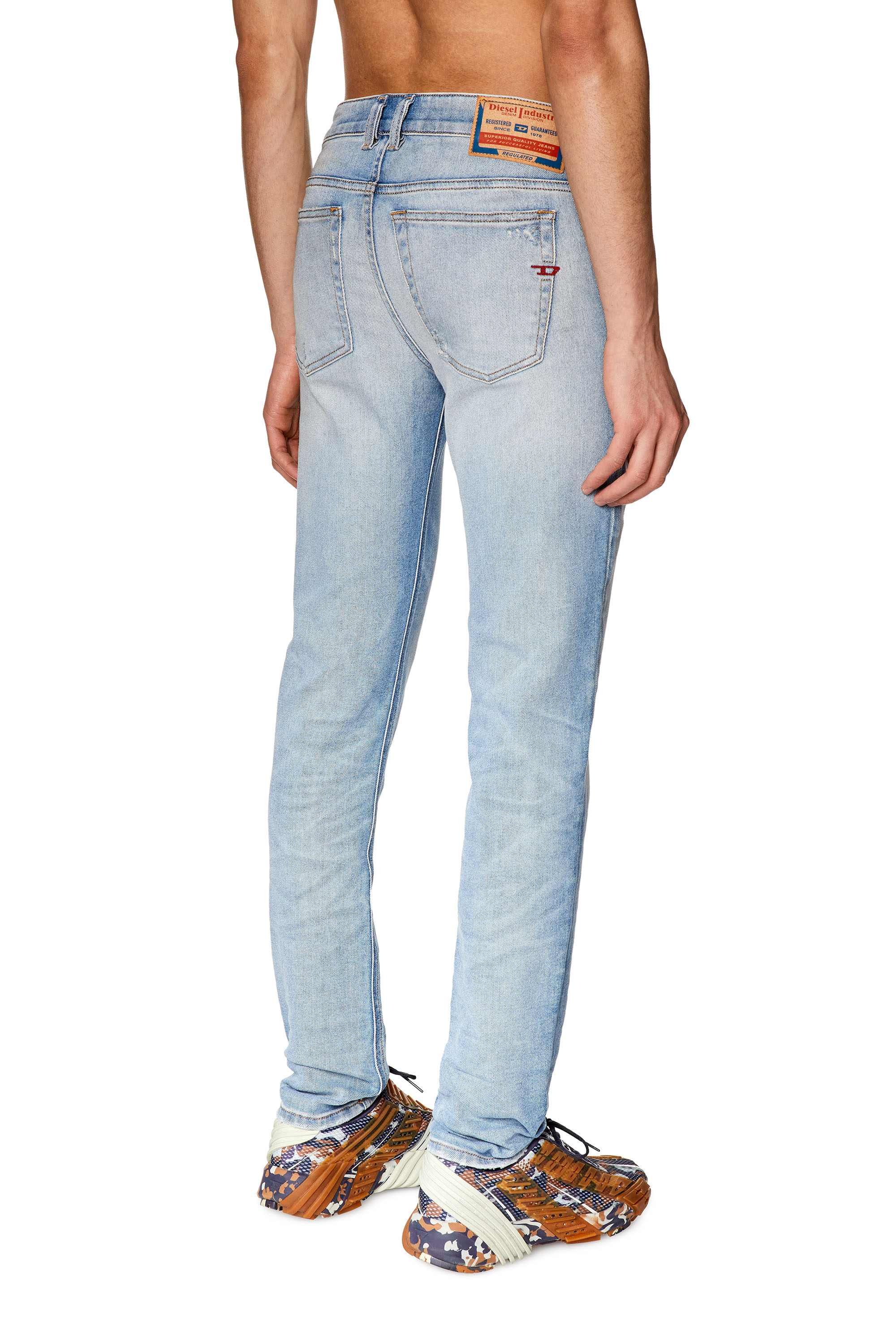 Diesel - 1979 Sleenker 09G39 Skinny Jeans, Light Blue - Image 2