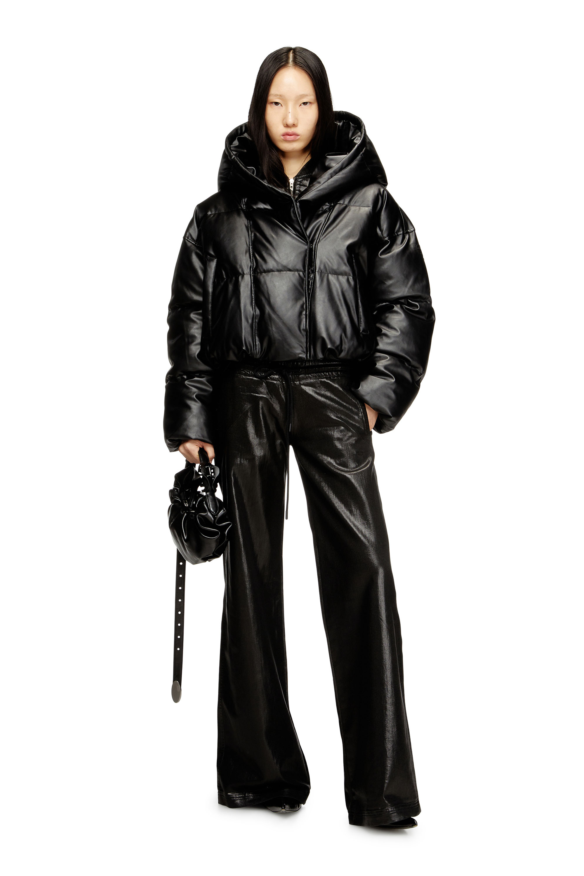 Diesel - GRAB-D HOBO S, Woman's Grab-D-Hobo bag in Black - 7