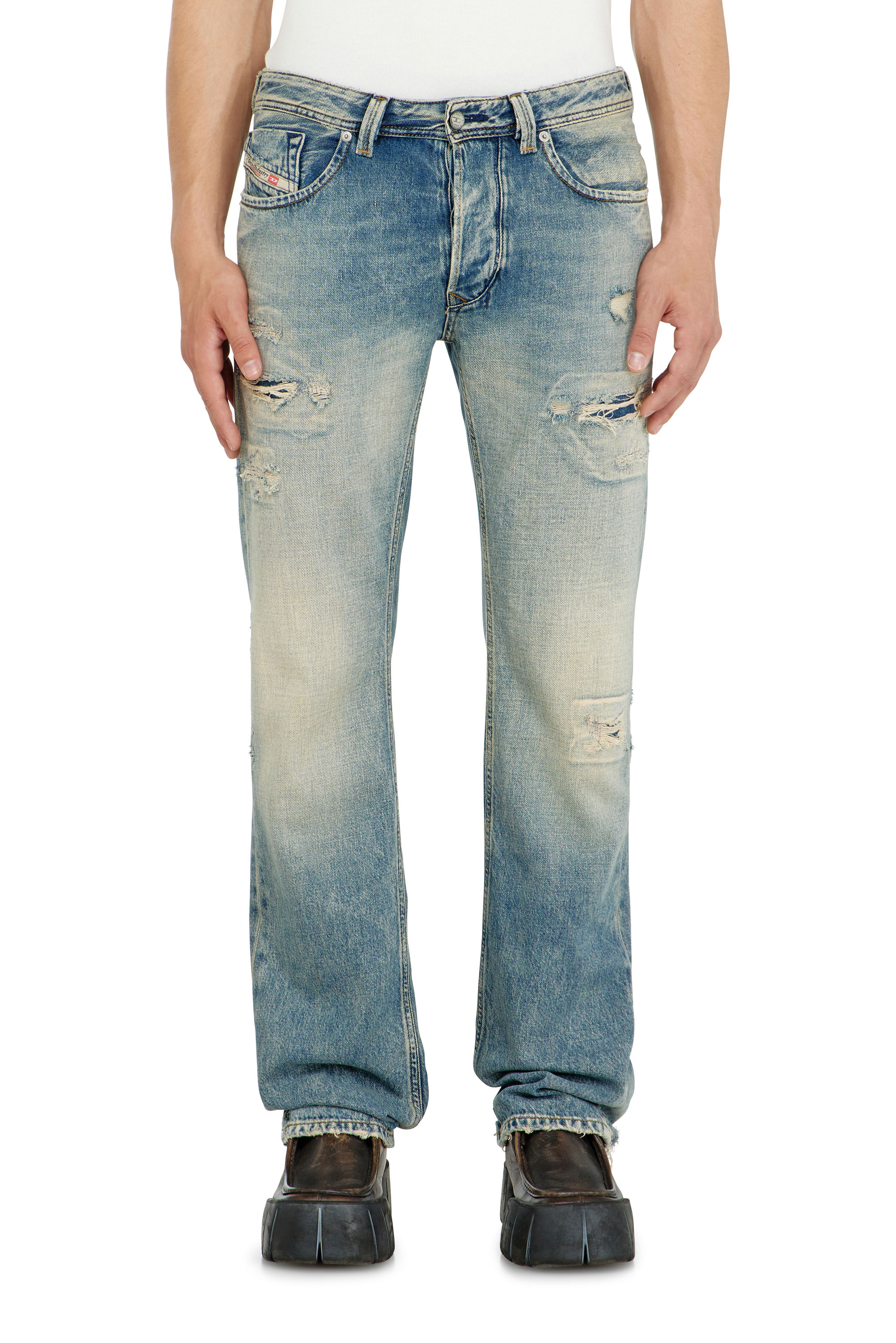 Diesel - Man's Regular Jeans 1985 Larkee 09P62, Medium blue - 1