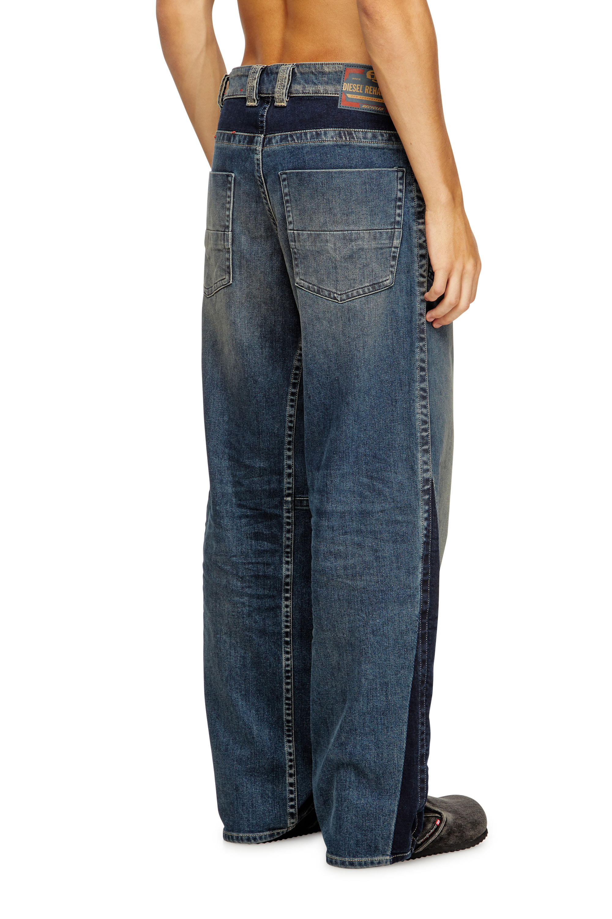 Diesel - Man's Relaxed Jeans 2001 D-Macro 09J06, Medium blue - 4