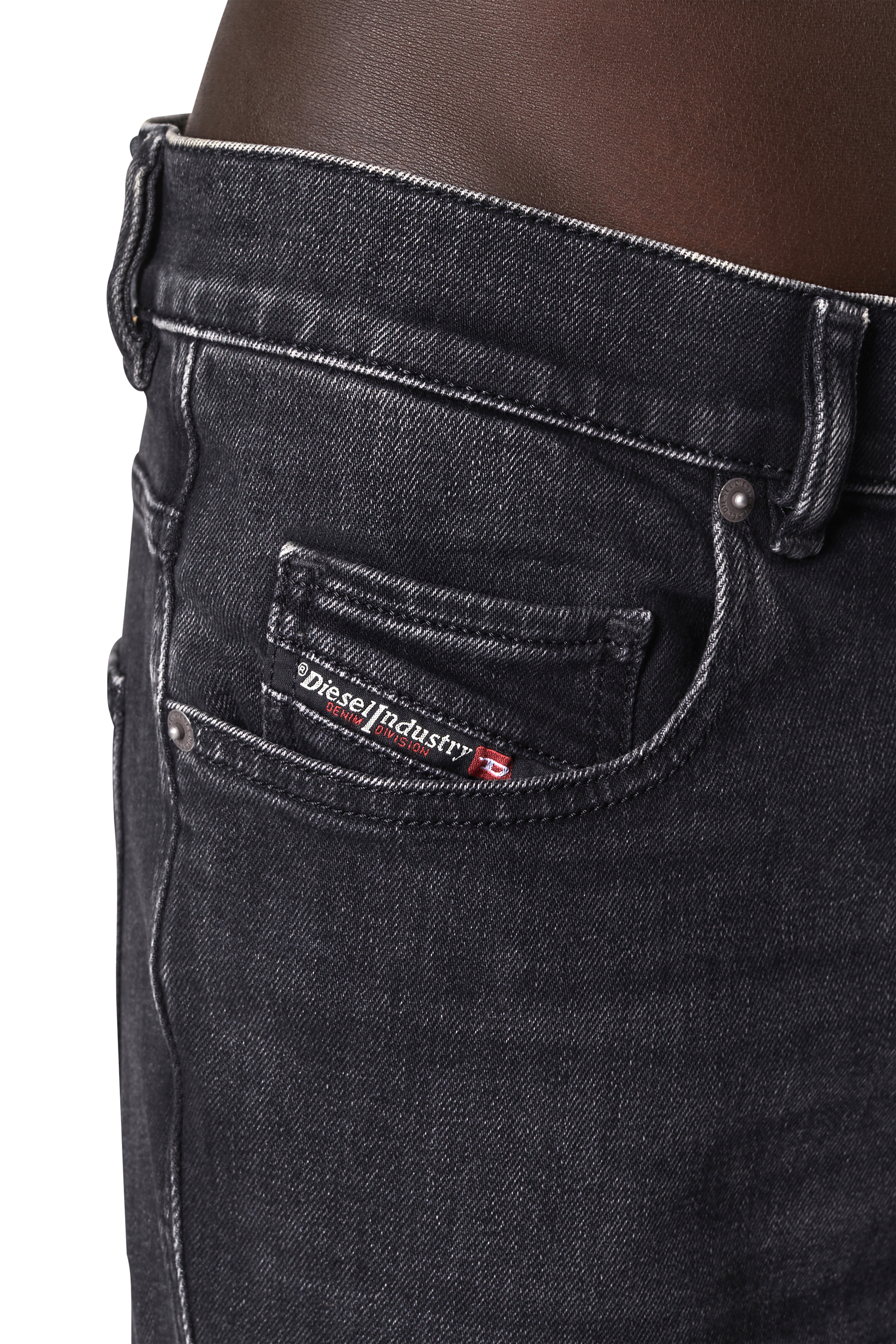 Diesel - 2021 D-Vocs 09B83 Bootcut Jeans, Black/Dark grey - Image 3