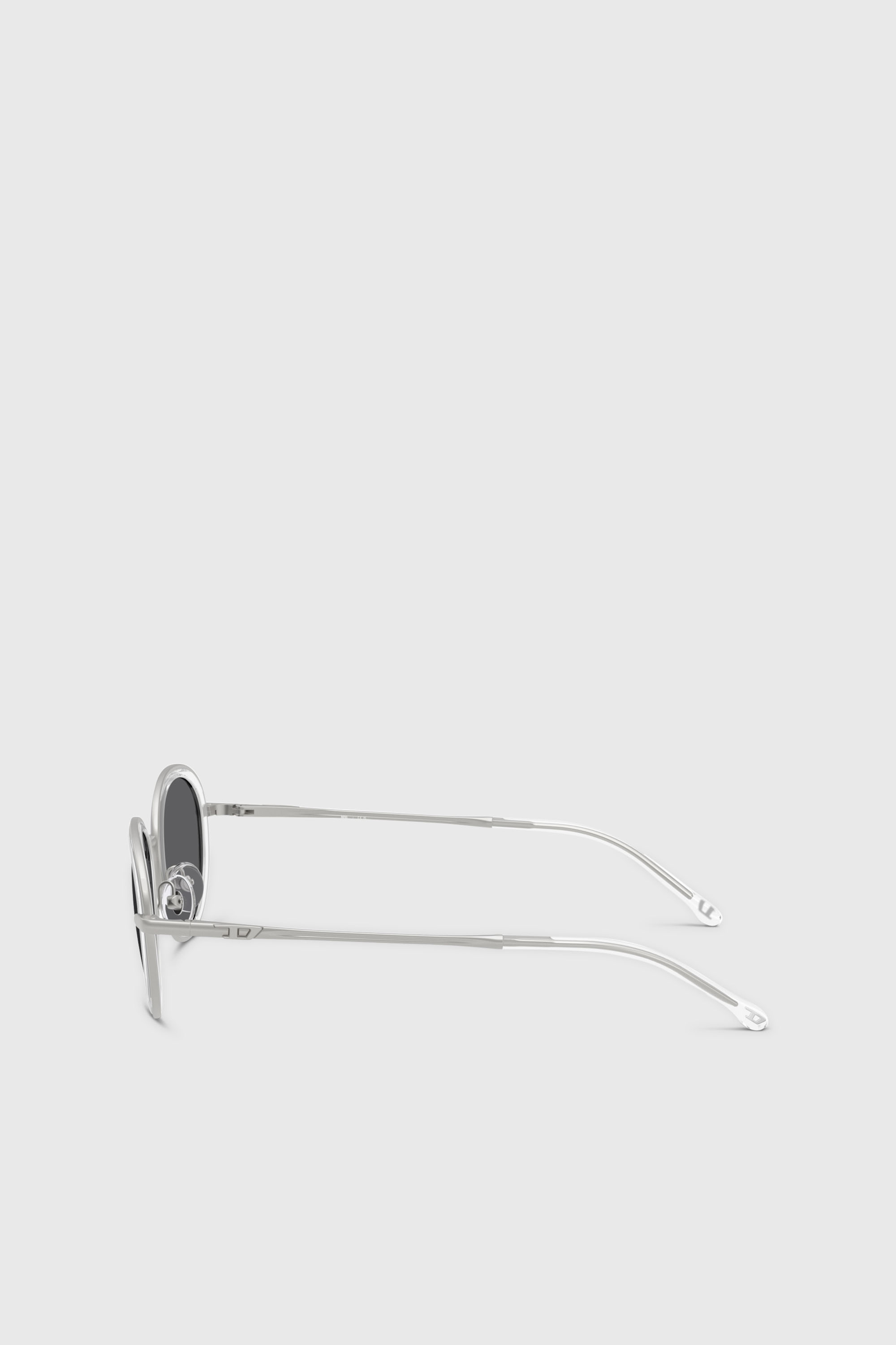 Diesel - 0DL1018, Unisex's Oval sunglasses in White - 2