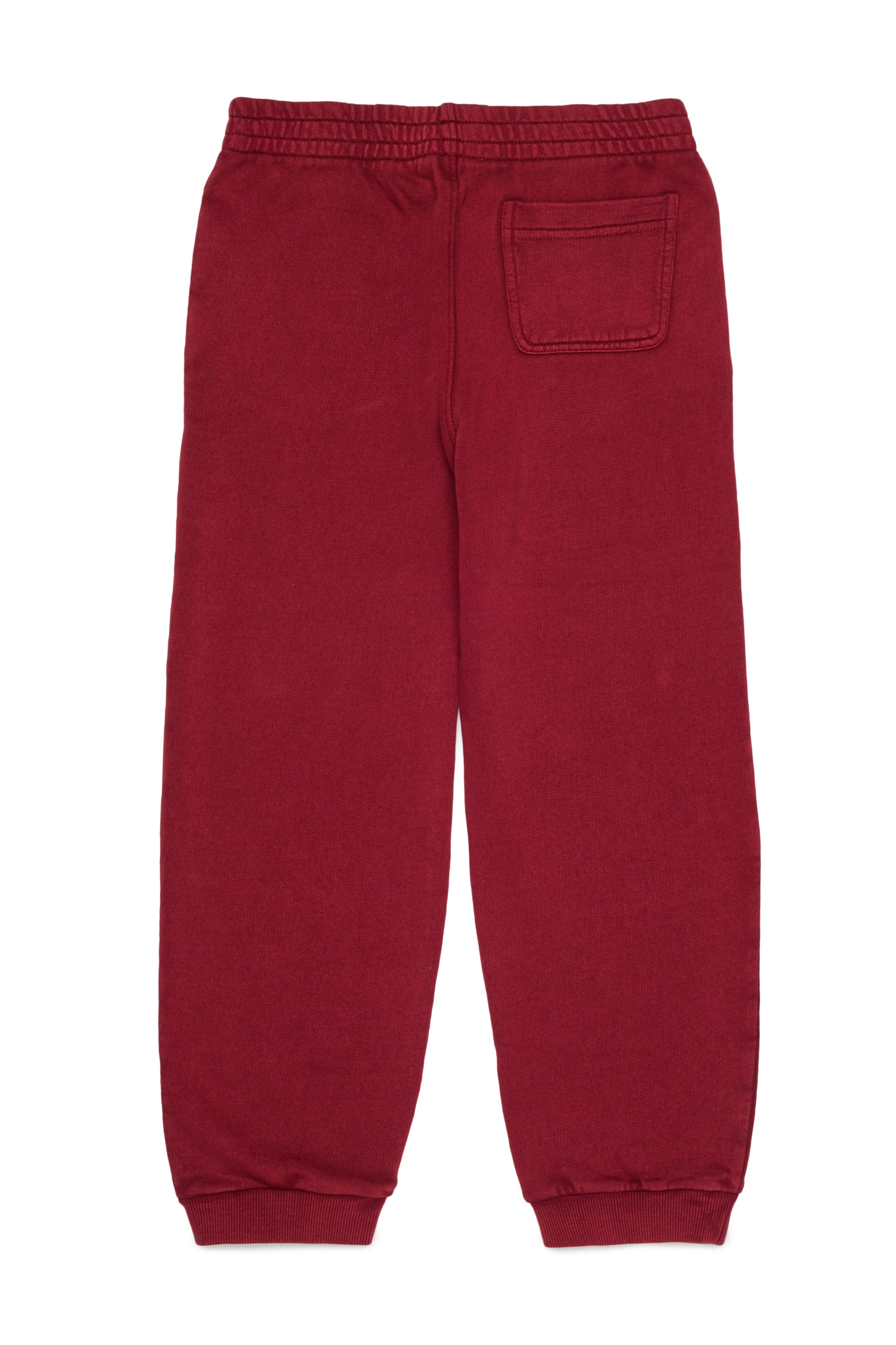 Diesel - PTISEL, Man's Cotton sweatpants with logo print in Red - 2