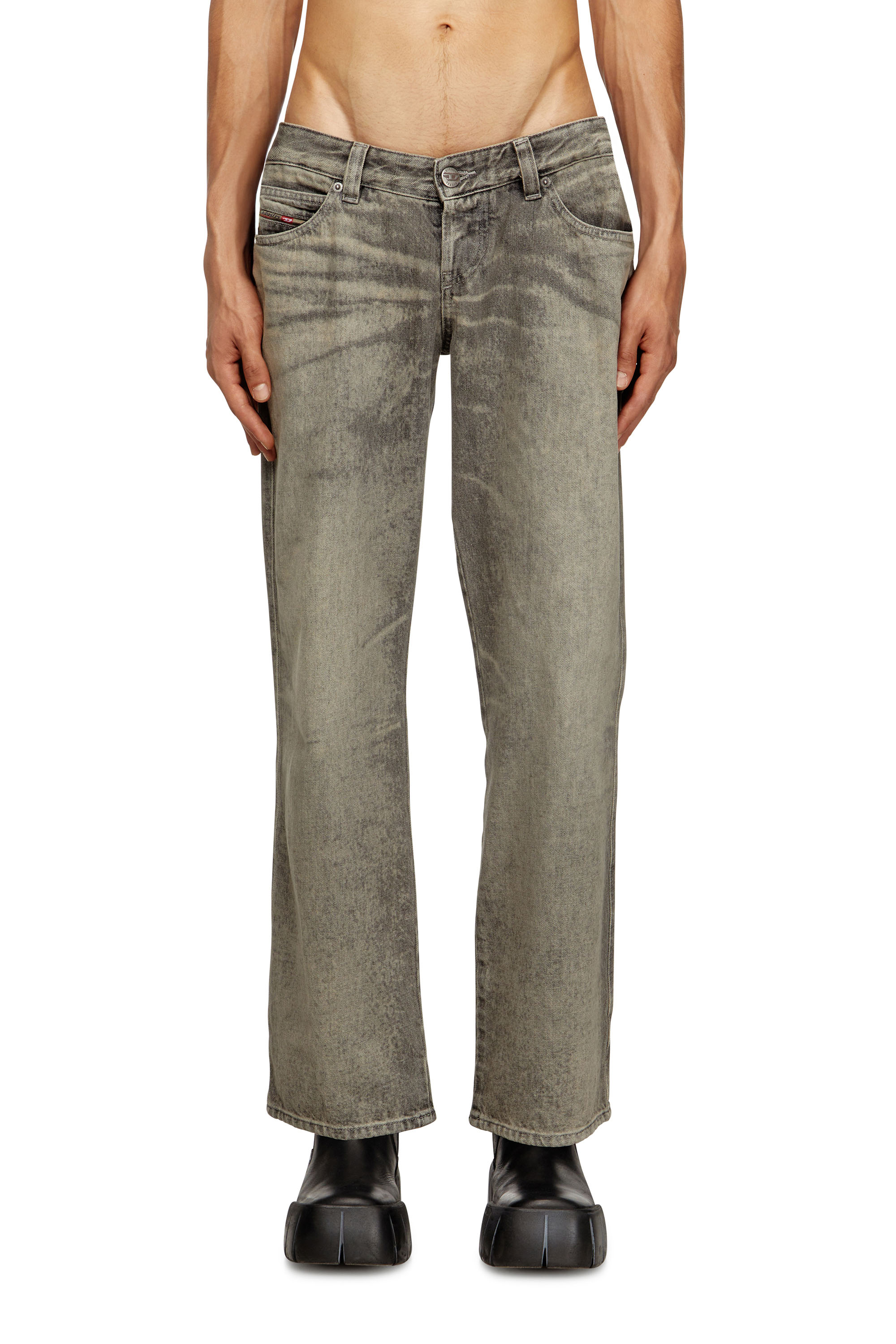 Regular Jeans D-Im 007DR, Grey Diesel - Man's Regular Jeans D-Im 007DR, Grey - 3