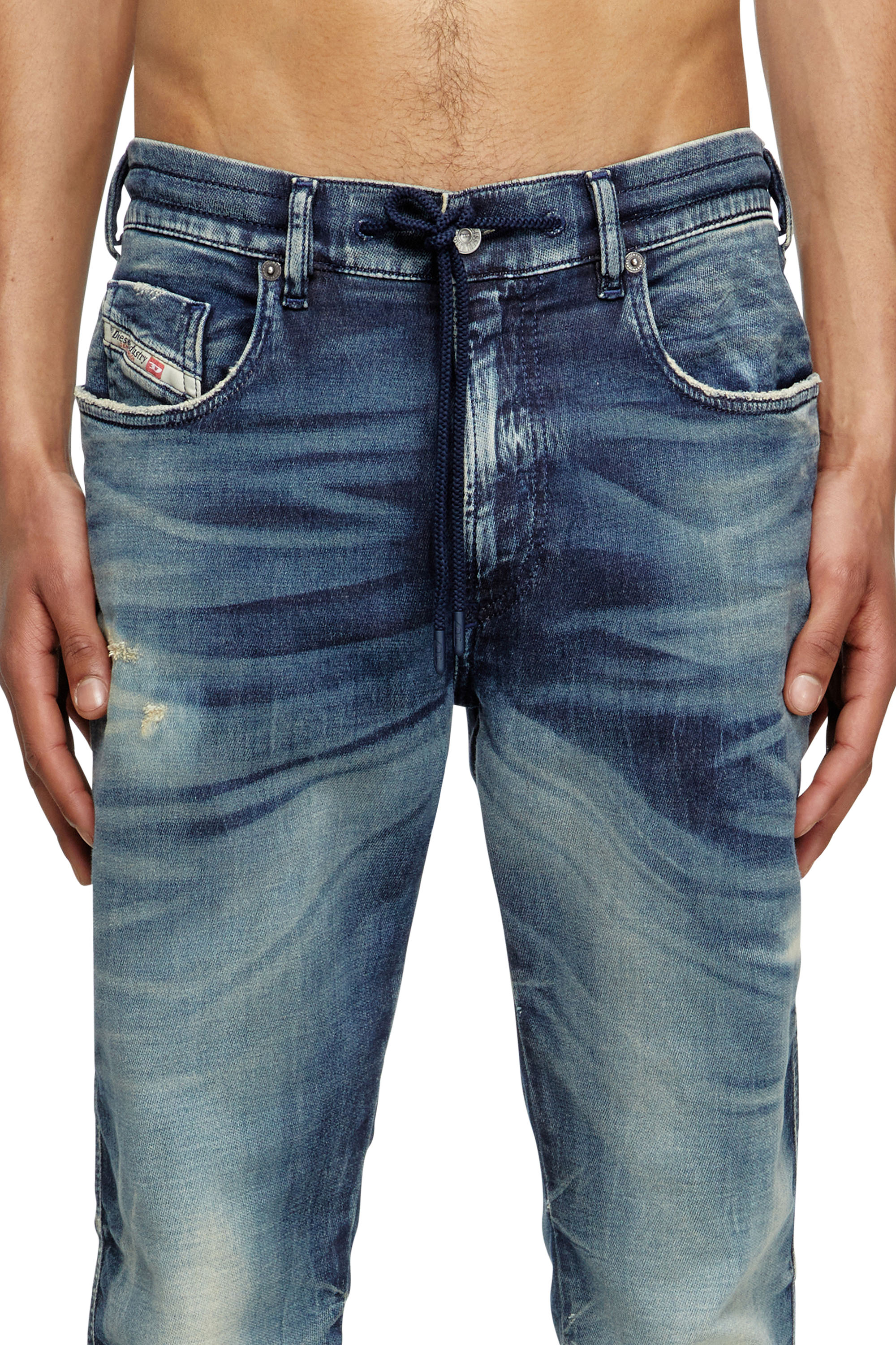 Diesel - Man's Slim 2062 D-Strukt Joggjeans® 068RZ, Dark Blue - 5