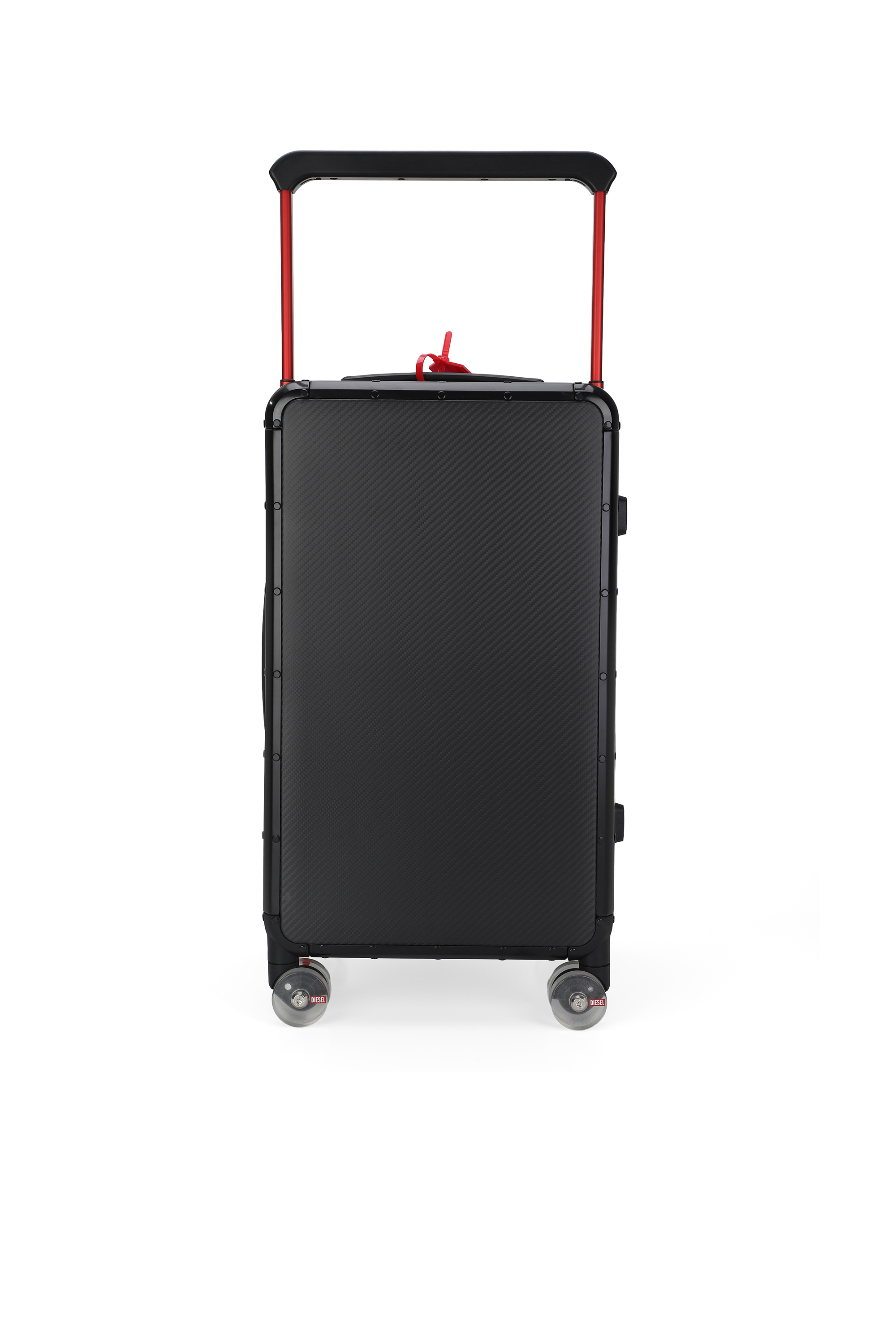 Diesel - DSL CARBON FIBER TROLLEY-BLACK- DSL001, Unisex's Carbon fiber suitcase size M in Black - 2
