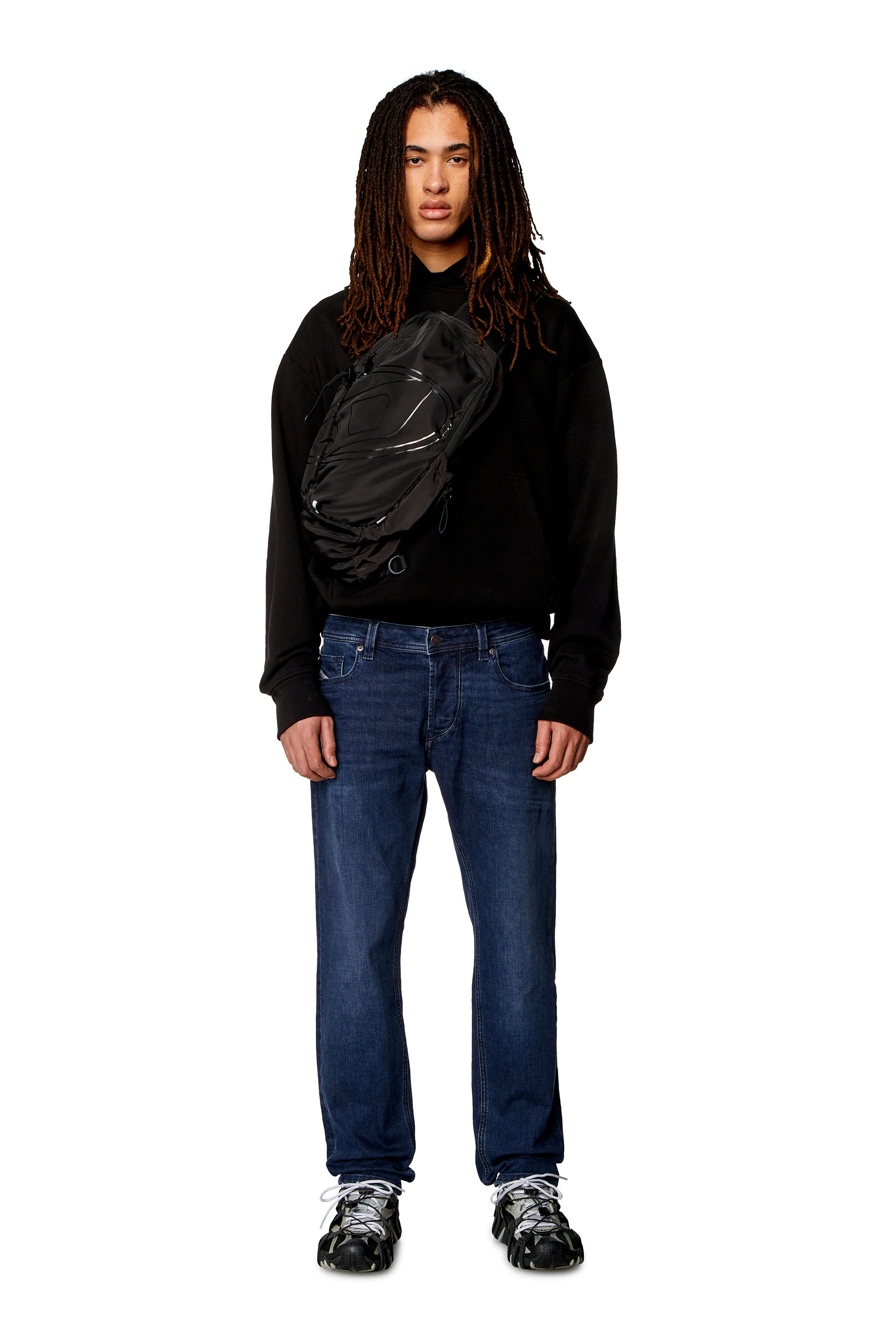 Diesel - Tapered Jeans 1986 Larkee-Beex 0CNAA, Dark Blue - Image 2