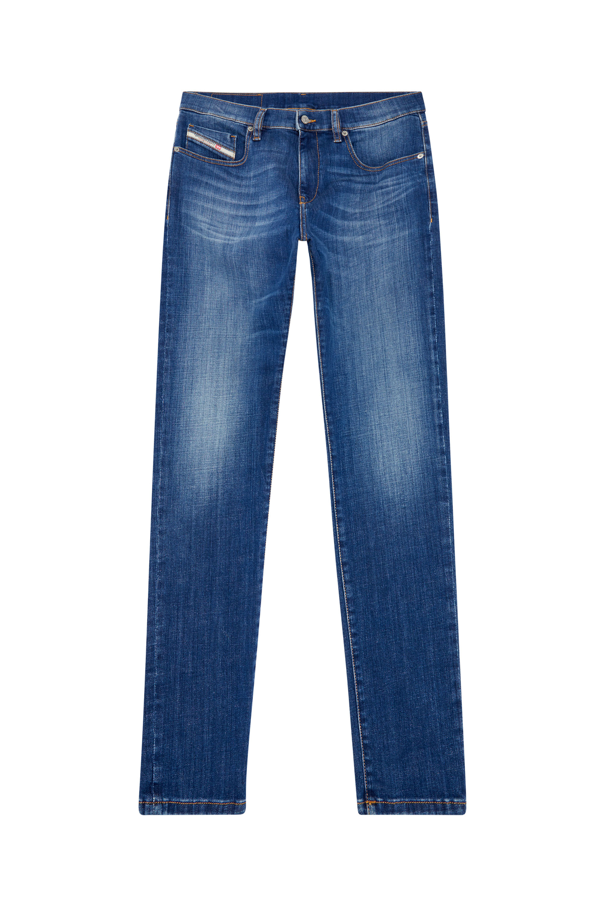 Diesel - Slim Jeans 2019 D-Strukt 09K04, Medium blue - Image 3