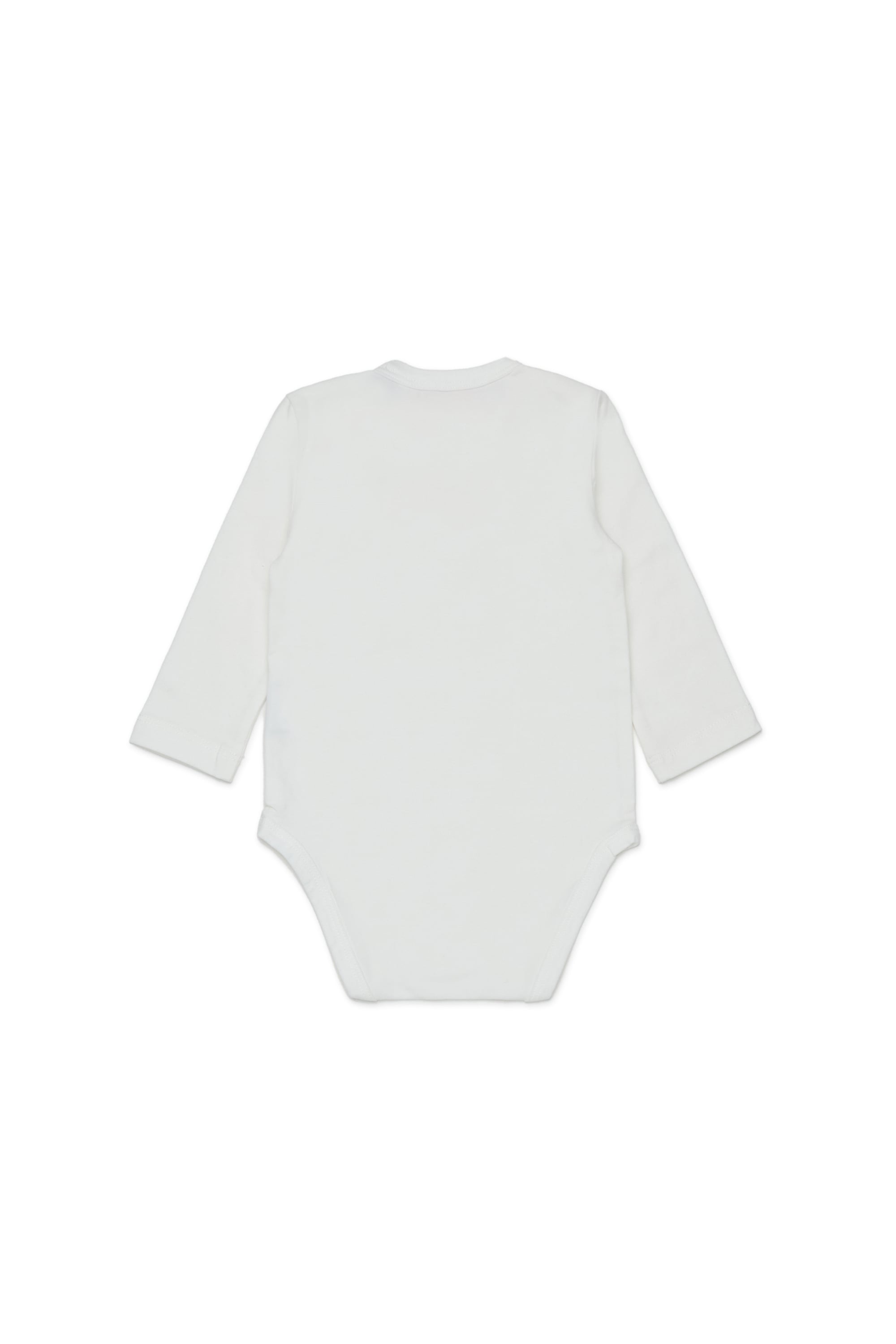 Diesel - UPPYBOX-NB, Unisex's Newborn set with logo biscuit print in White - 2