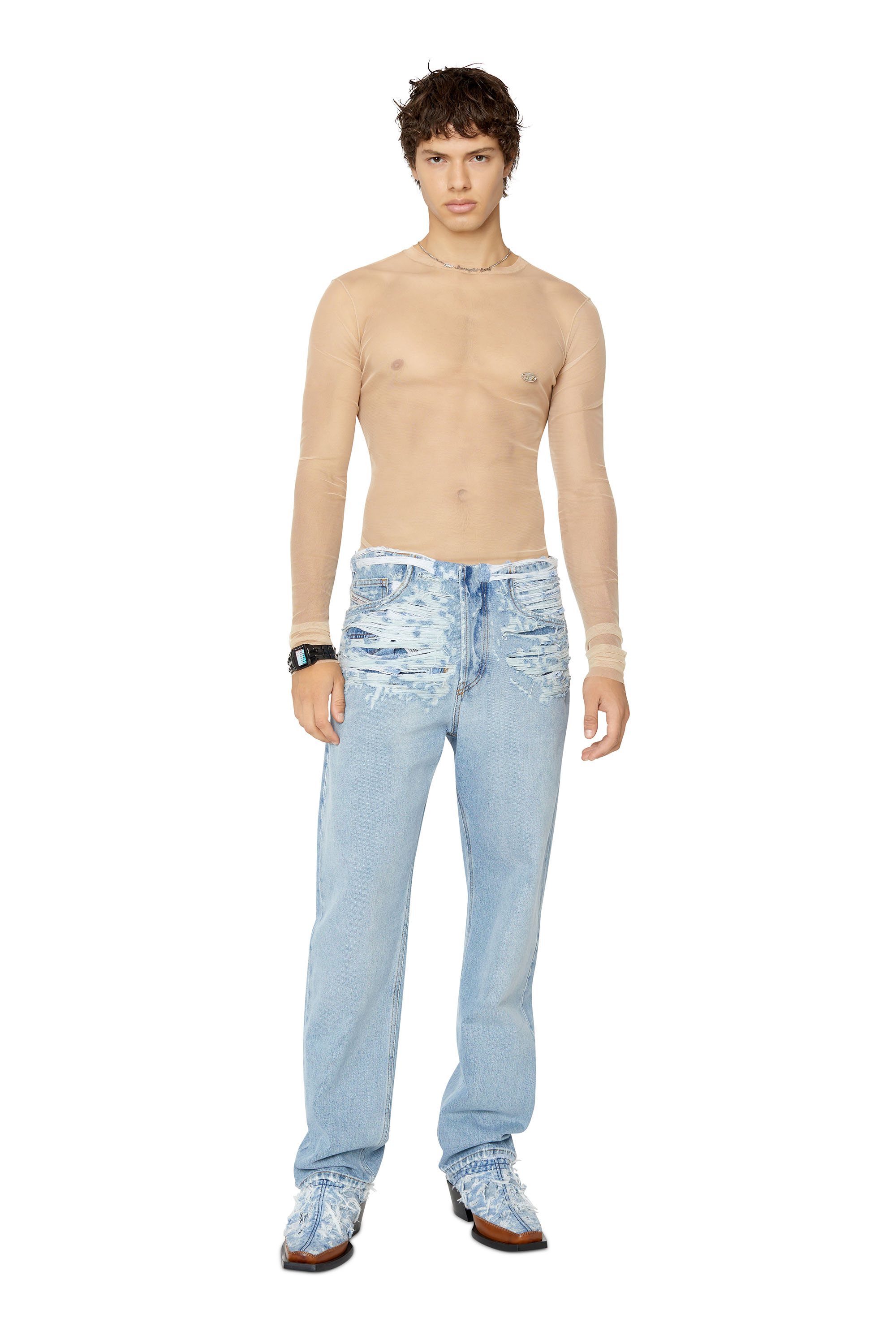 Diesel - 2010 D-Macs 007N7 Straight Jeans, Medium blue - Image 5